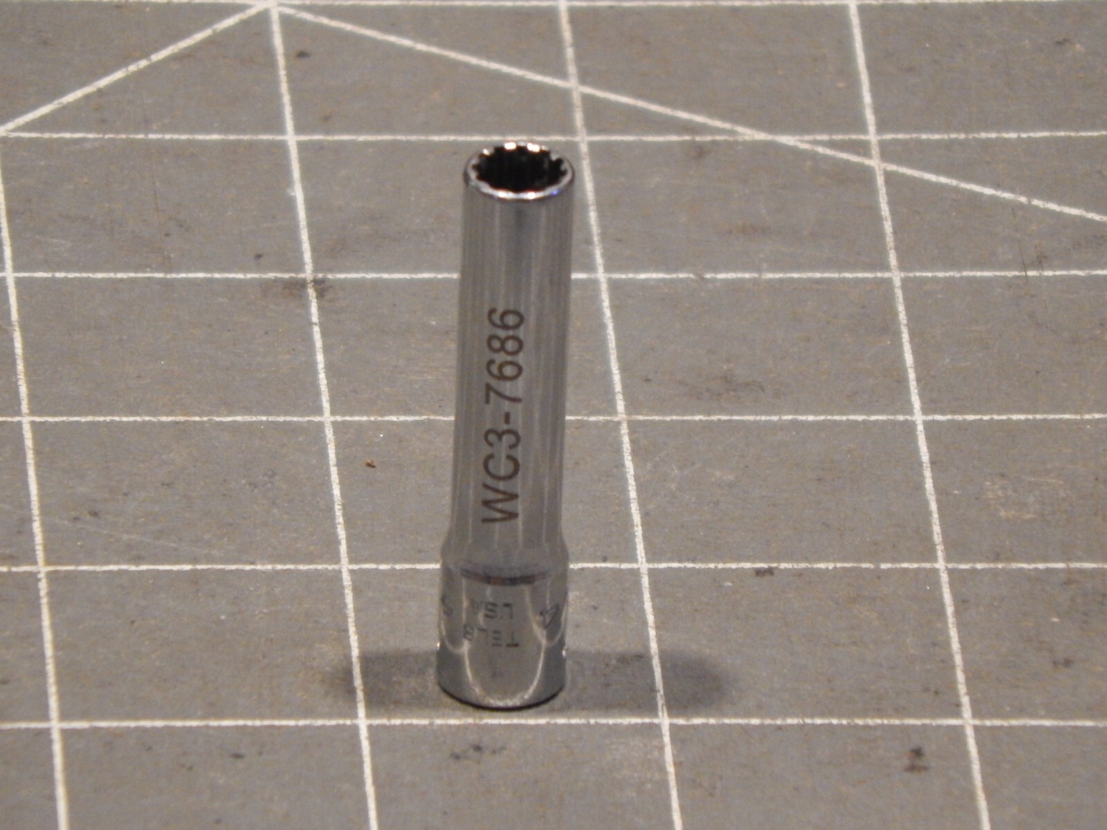Snap On 1/4″ Drive Deep Spline Socket 1/4″ TEL8 12Pt Dr 2005