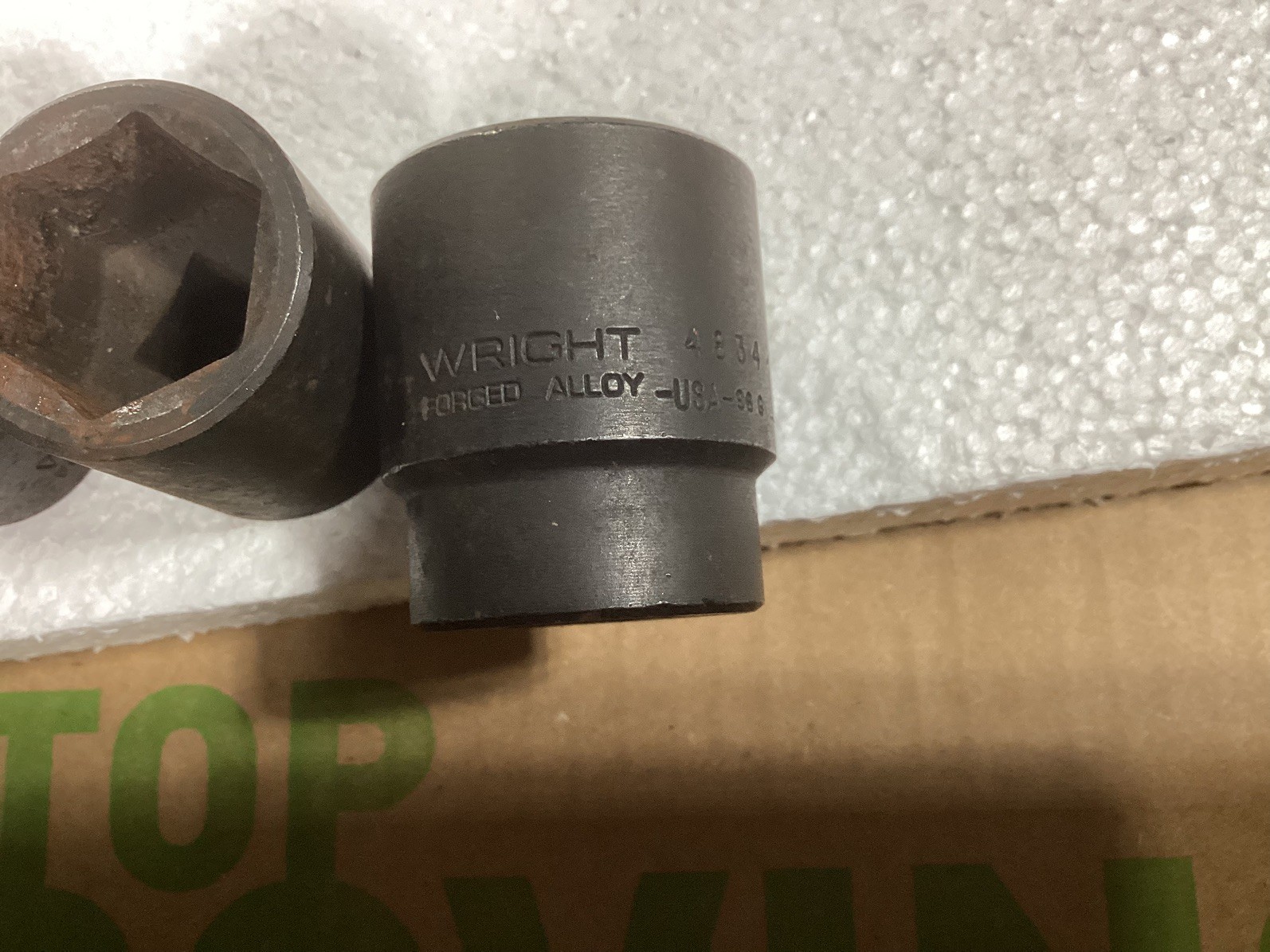 WRIGHT Tools 1/2″ Drive SAE Impact Socket Set 1/2 – 1 1/16 Tray 9 sockets