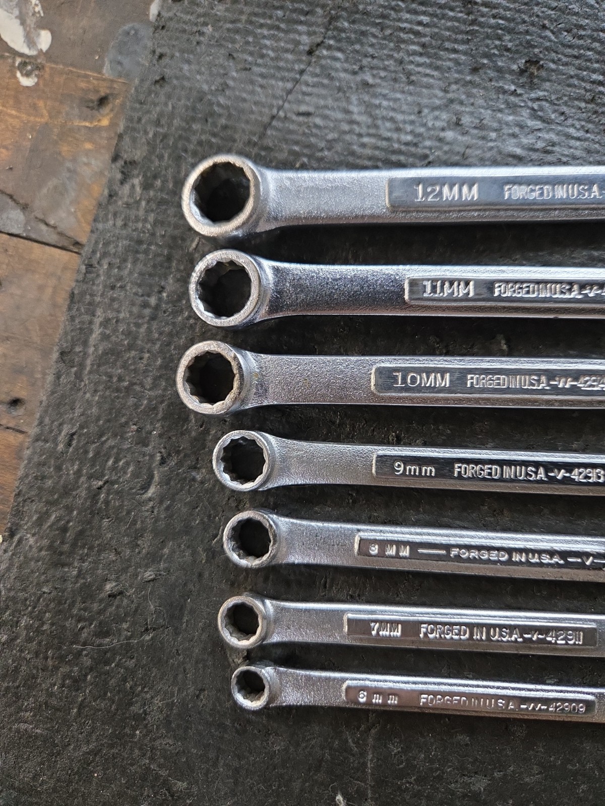 Vintage Craftsman USA 20 Pc Metric Combo Wrench Set V, VV 6-24 , 27mm.