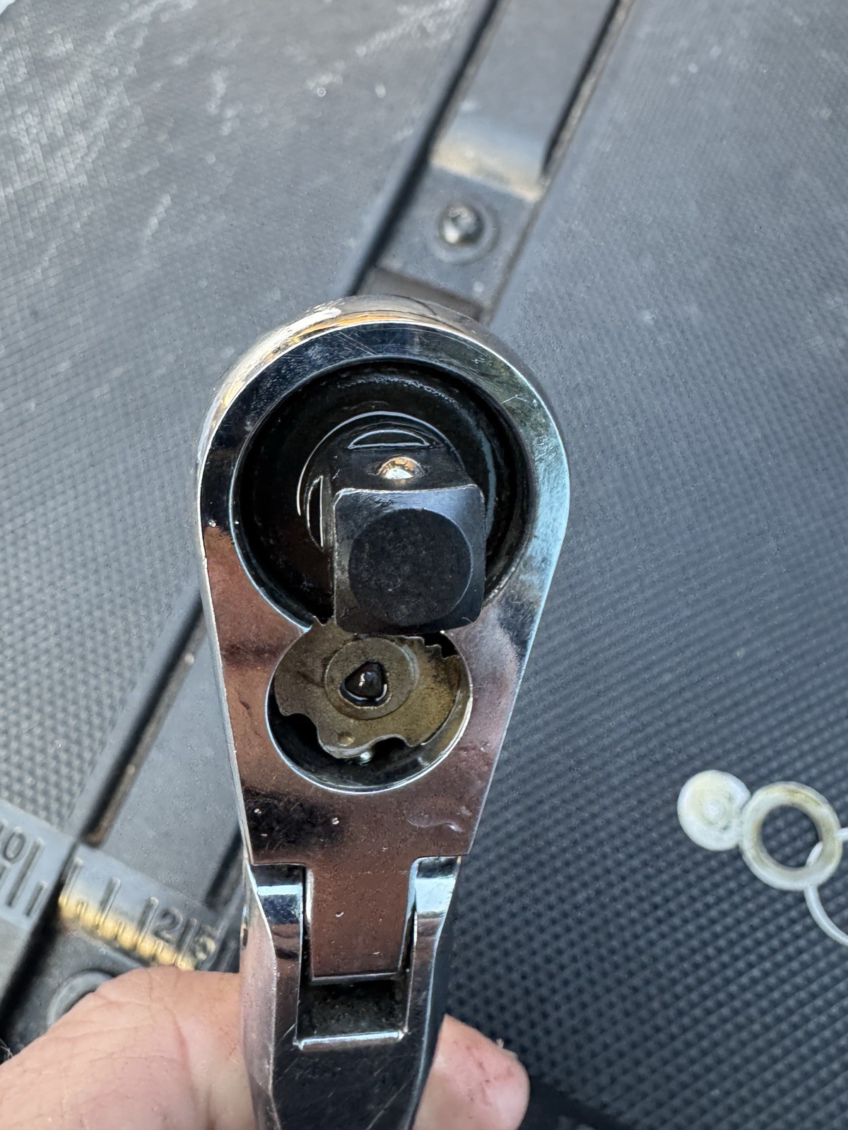 Craftsman 12″ Flex Head Ratchet 3/8″ Drive Black 44836 VU USA Fresh Rebuild