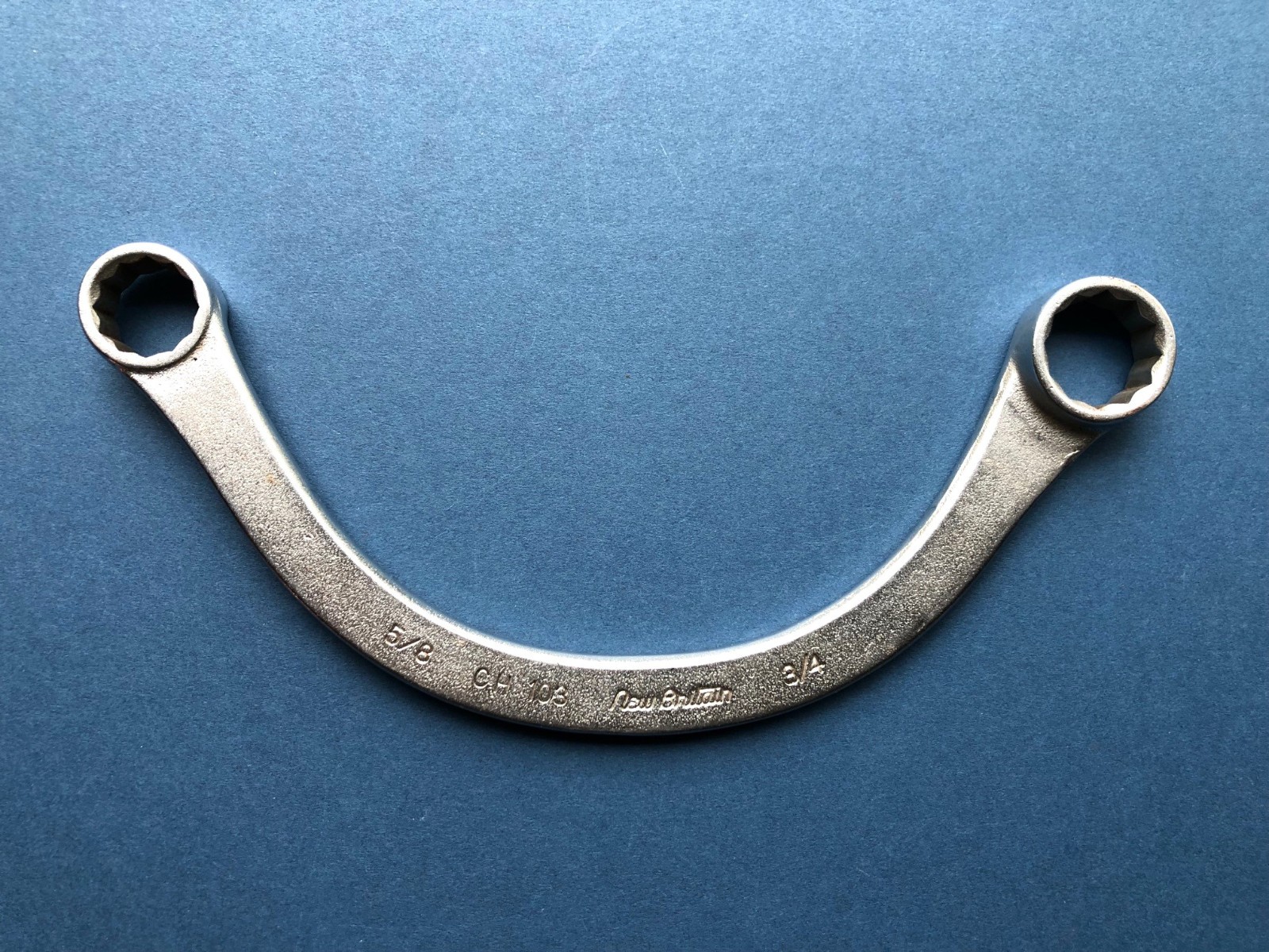 New Britain 5/8″ & 3/4″ CH 103 12 Point Box Half Moon Obstruction Wrench SAE USA
