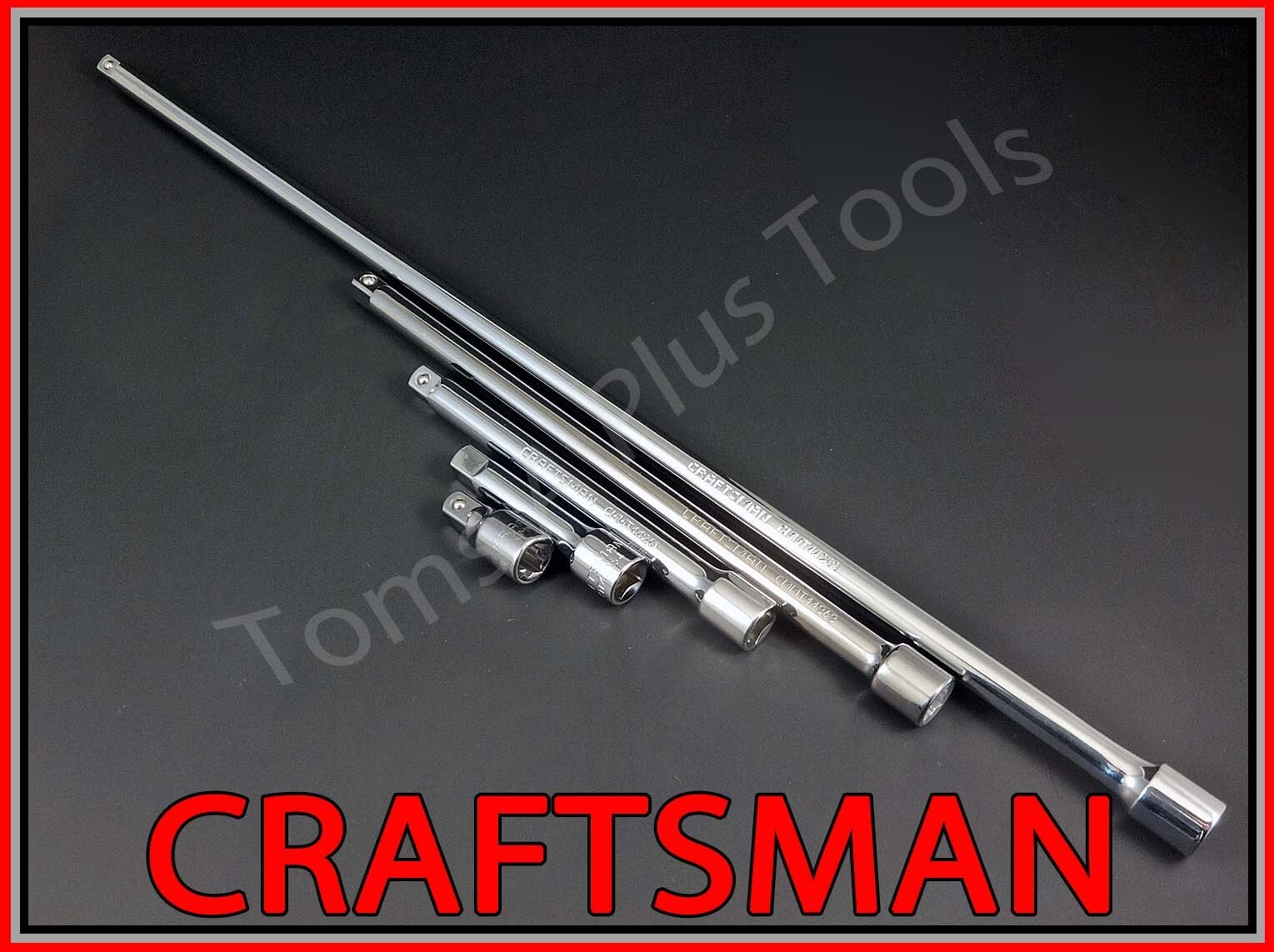 CRAFTSMAN HAND TOOLS 5pc 3/8 drive ratchet wrench socket extension set FREE SHIP