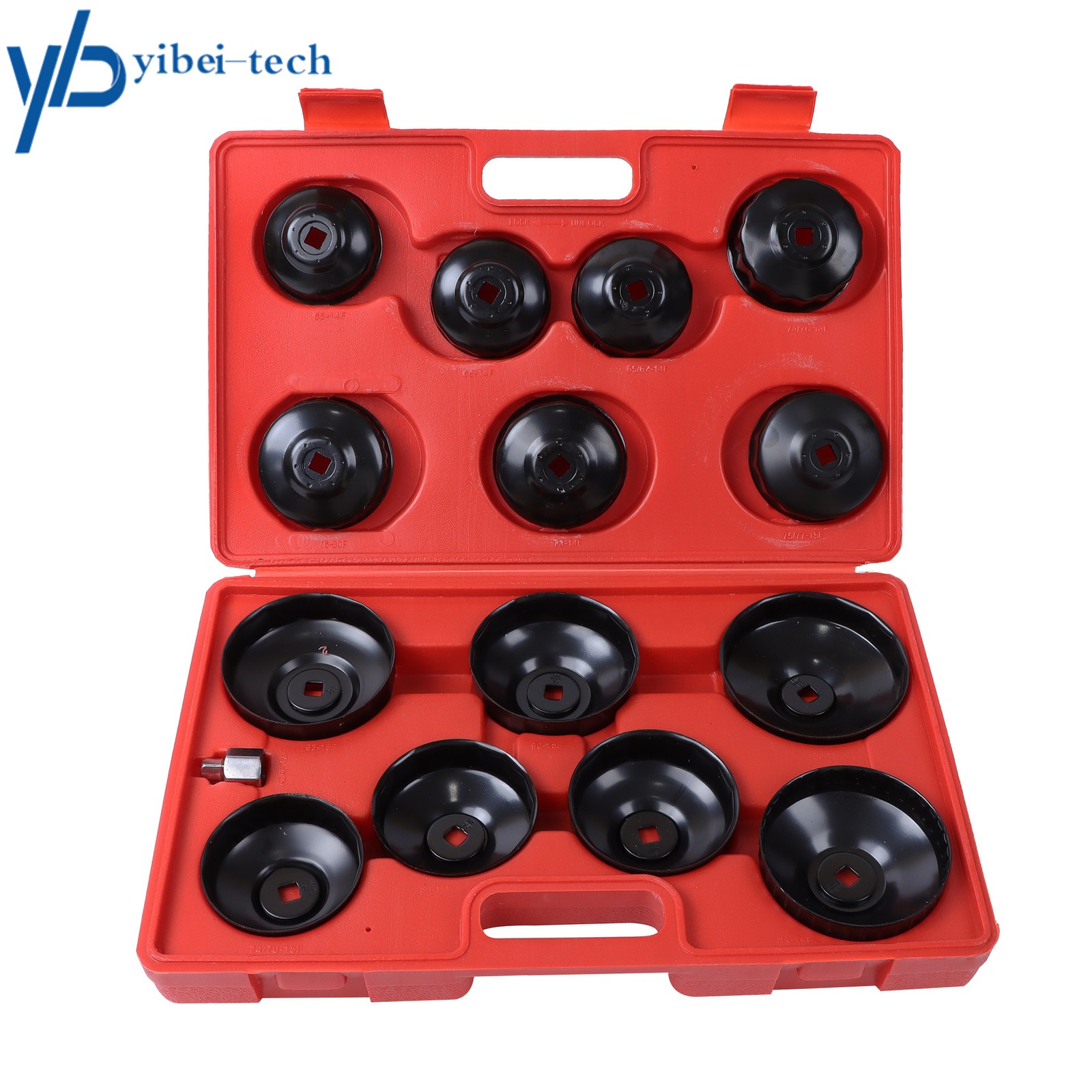 Oil Filter Sleeve Set Cup Sleeve Tool Set 14 Pieces Oil Filter Cap Wrench
