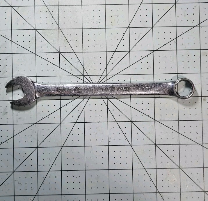 GM Performance Parts 15mm Chrome Combination Wrench 115152