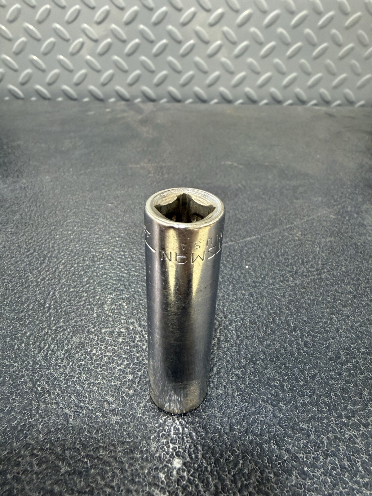 Vtg 1/2″ Craftsman V-Series P/N 43332 – 3/8″ Drive 6-Point Deep Socket USA Made