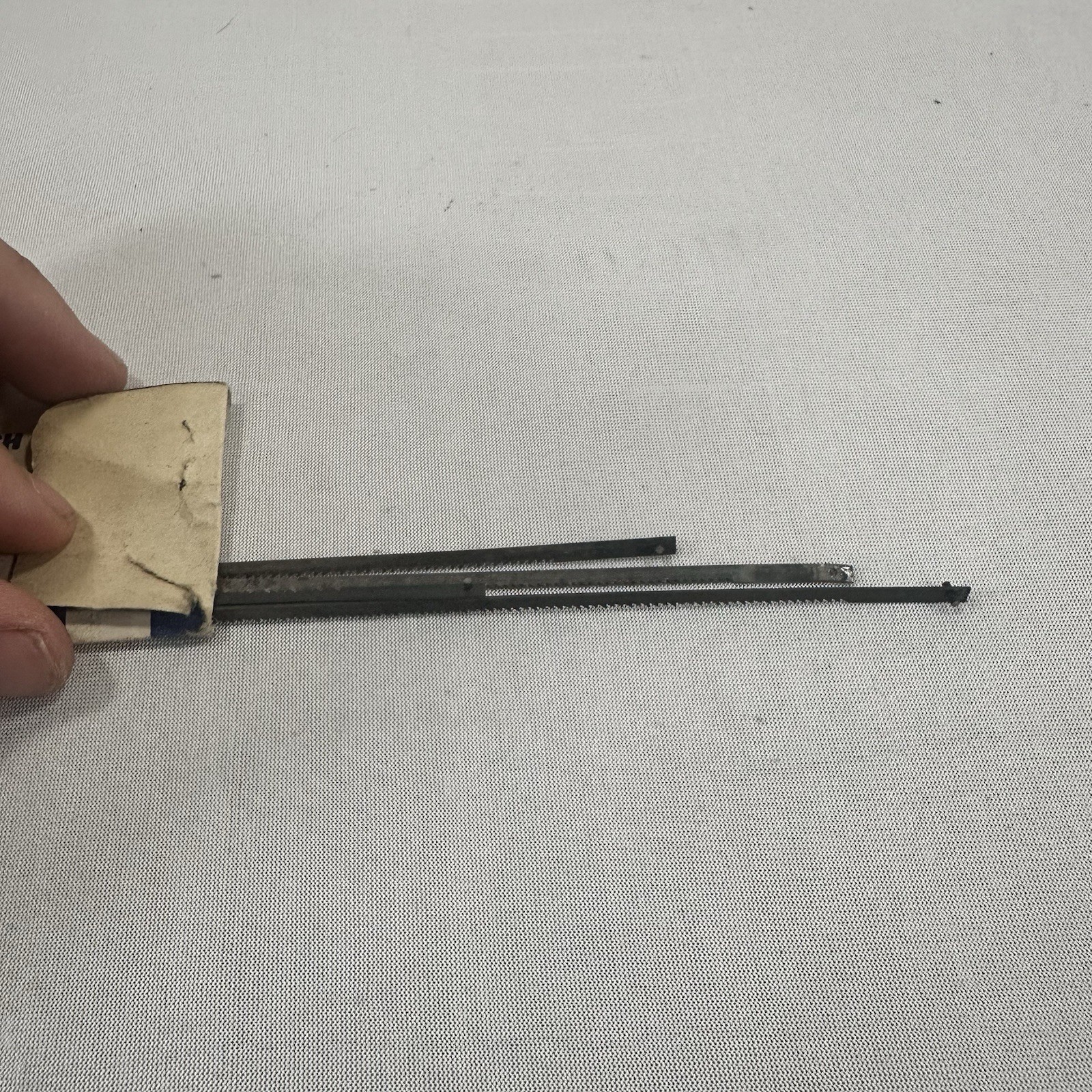 Trojan 11P Coping Saw Blades 6.5″ Pin Ends Fine Toothed 4pk