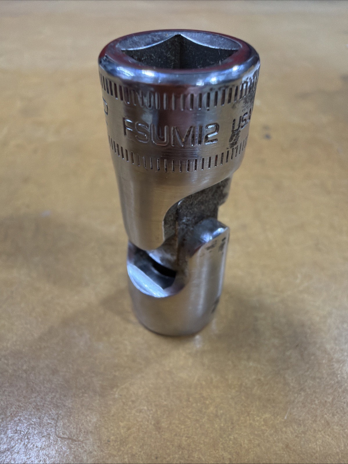 Snap-on Tools FSUM12 3/8-drive 6-point 12mm Shallow Universal Socket