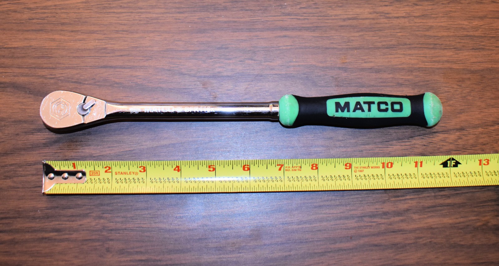 MATCO BFR118X 3/8″ Dr, Soft Grip Ergo Handle, Eighty 8 Fine Tooth Ratchel