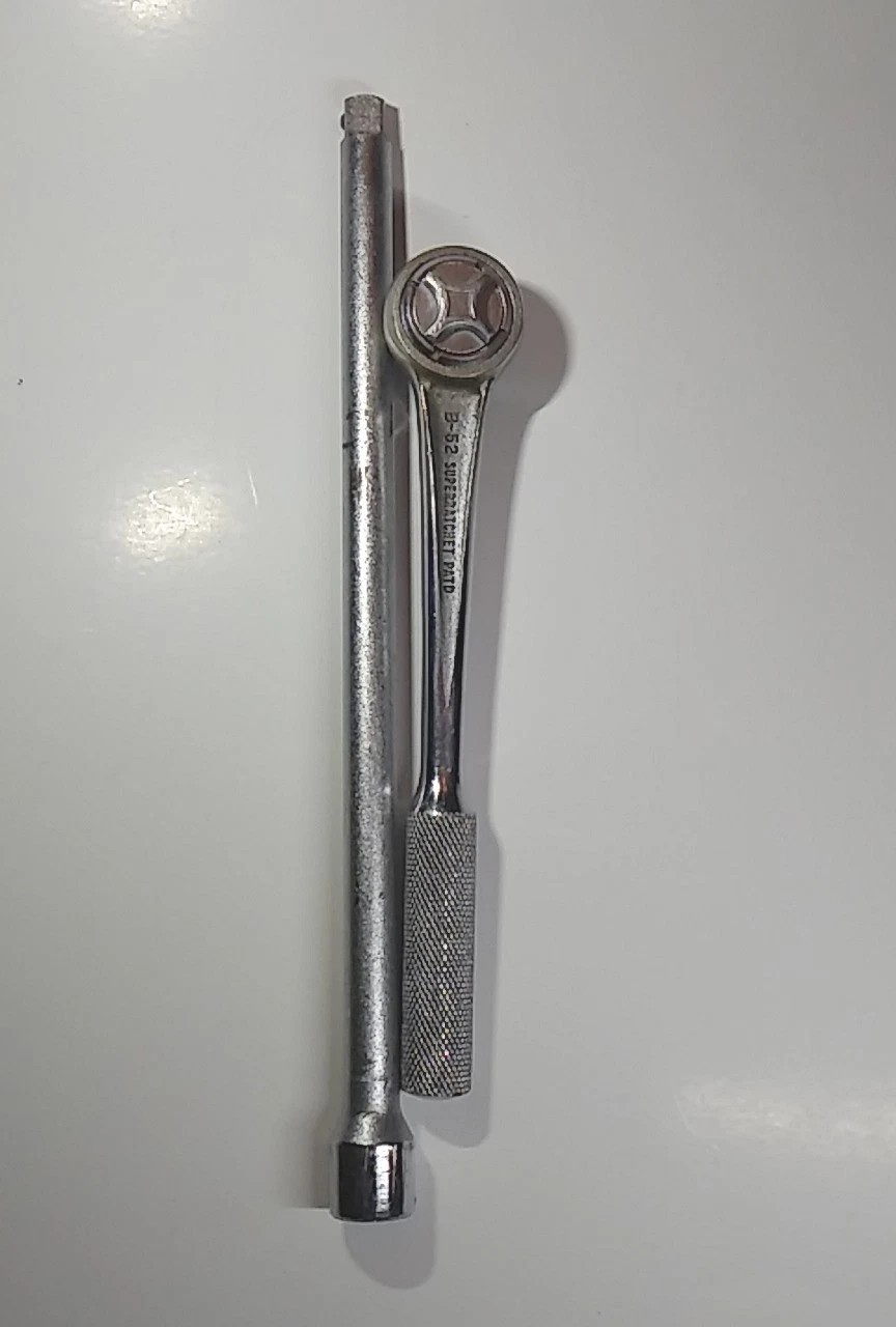 Vintage Williams 3/8″ B-52 Superratchet And 10″ B-115 Extention Made In USA