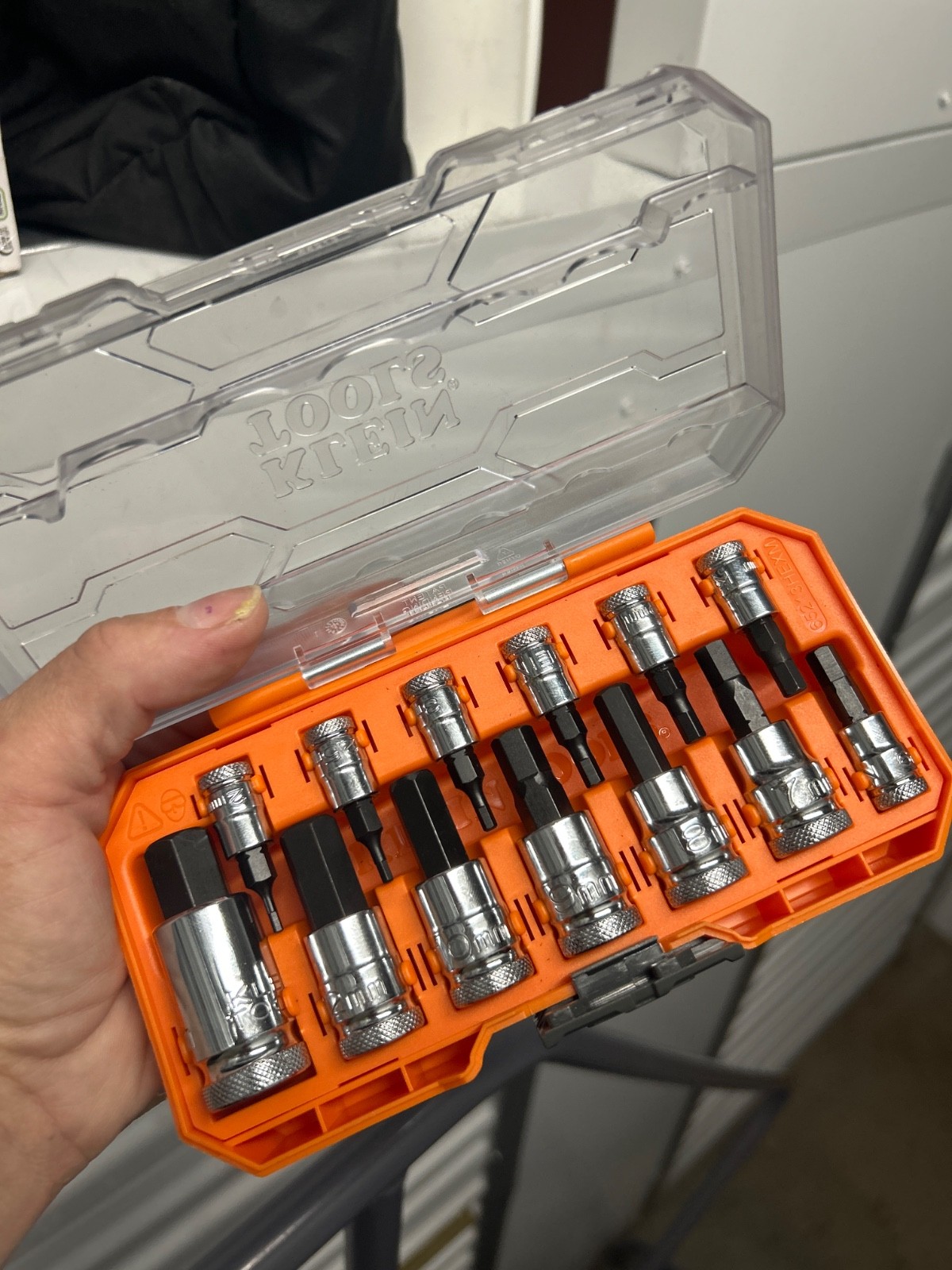 Klein Tools 13- Piece Knurled Hex Bit Socket Set #65213HEX