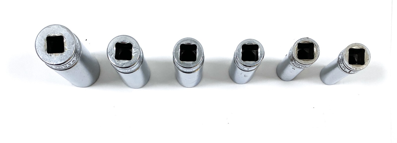 SNAP ON 6 PIECE SOCKET SET 3/8″ DR SF121 SF141 SF161 SF181 SF201 SF241 12PT