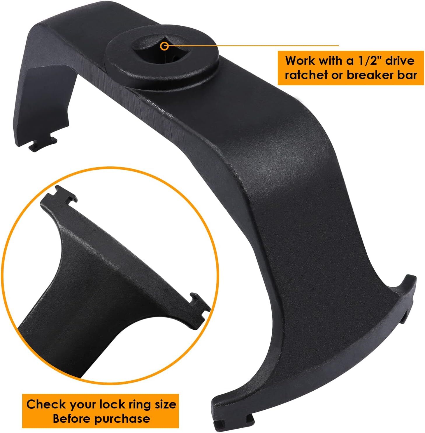 6599 Fuel Tank Lock Ring Wrench Tool Pump Removal Installer for Dodge Ram Nissan