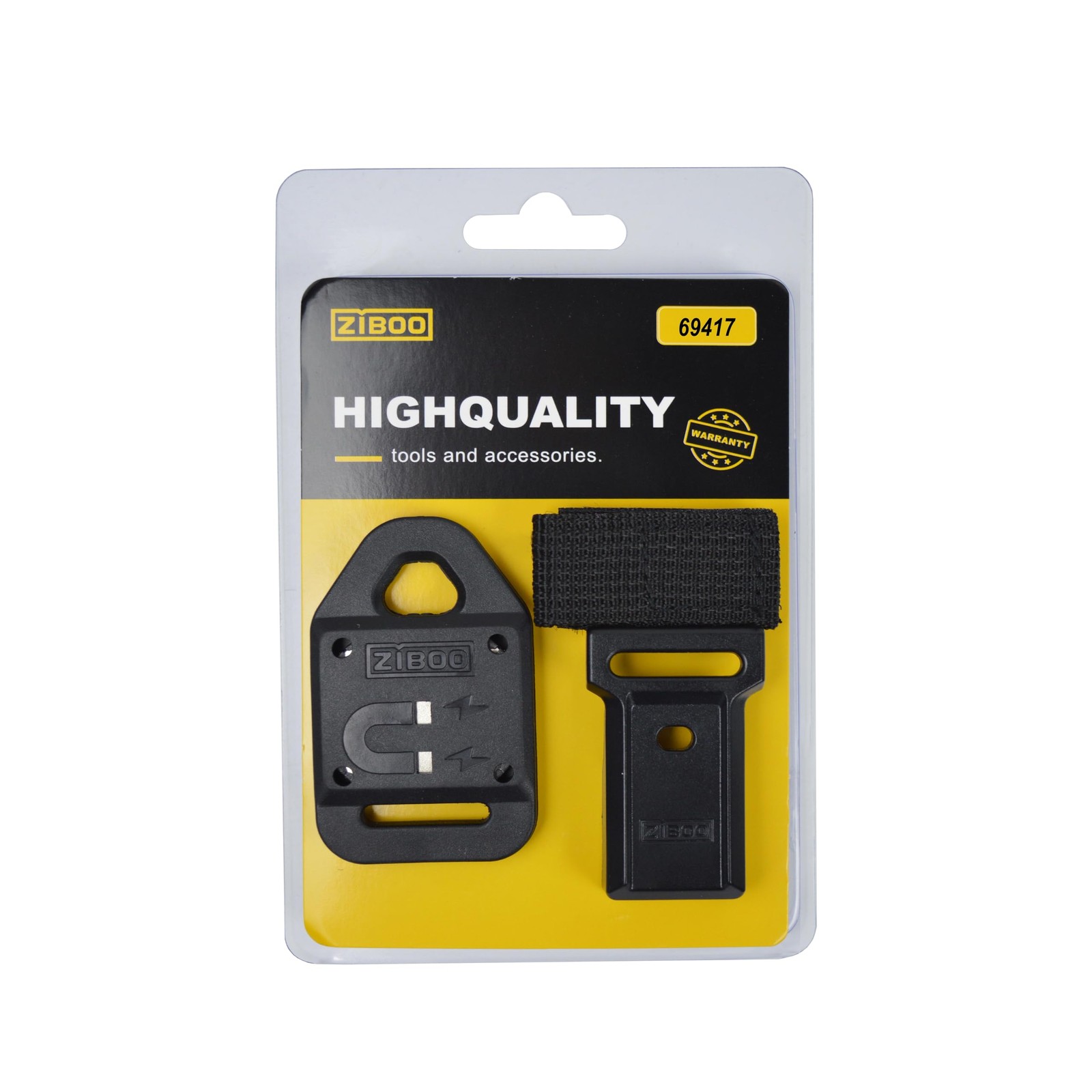 ZIBOO 69417 Rare Earth Magnet Multimeter Hanging Strap Kit Compatible black