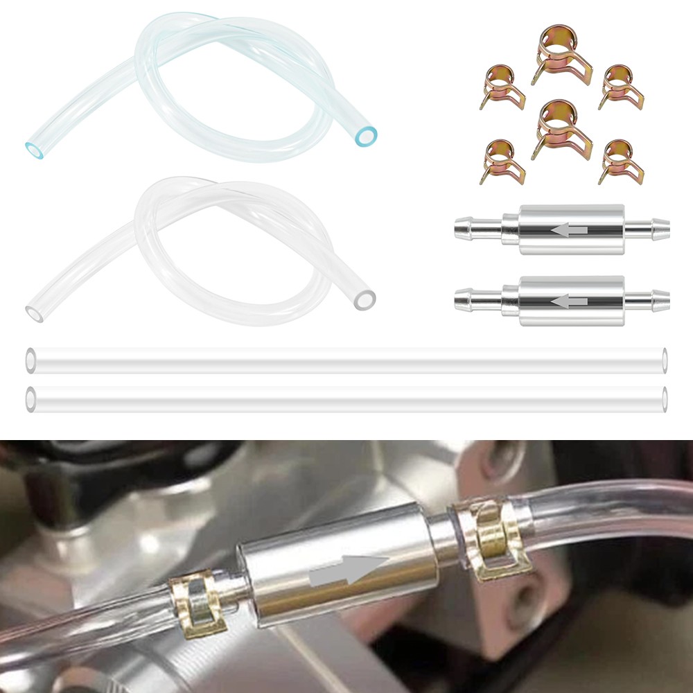 2 PCS BRAKE BLEEDER HOSE, ONE WAY CHECK VALVE TUBE BLEEDING TOOL KIT SILVER US
