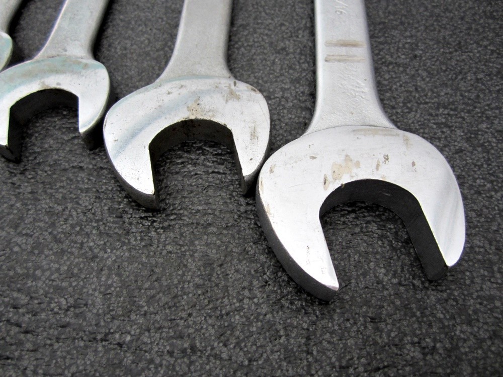 Vintage Proto 10pc SAE Open End Wrench Made in USA