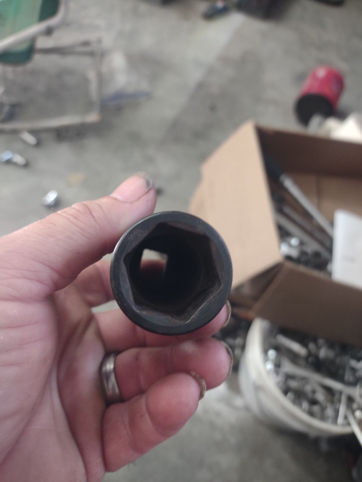 1/2 Drive Snap On 1 Inch Deep Impact Socket