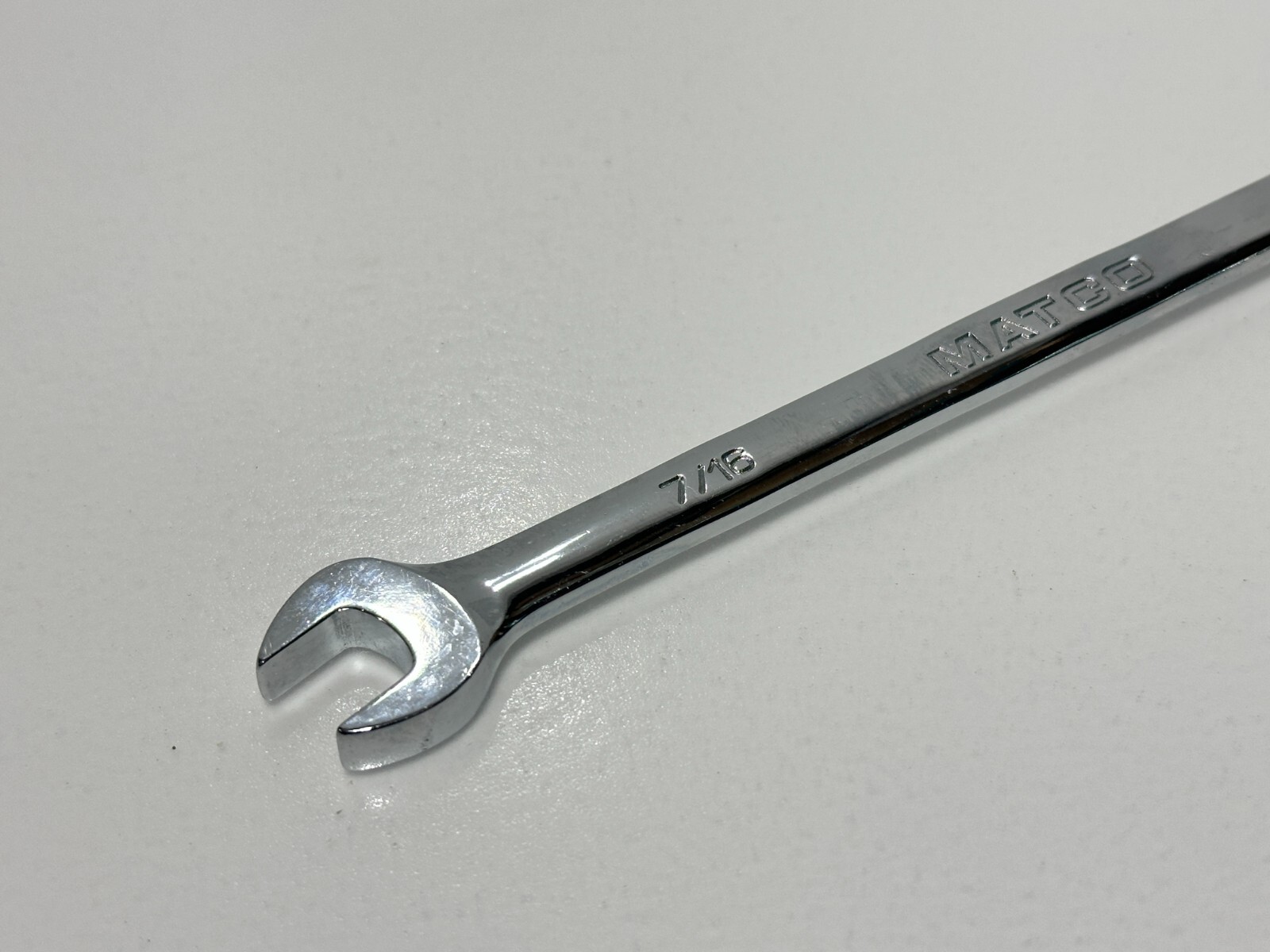 Matco 7GRCXL142 7/16” SAE 72 Teeth Extra Long Ratcheting Wrench, Non-Slip Box