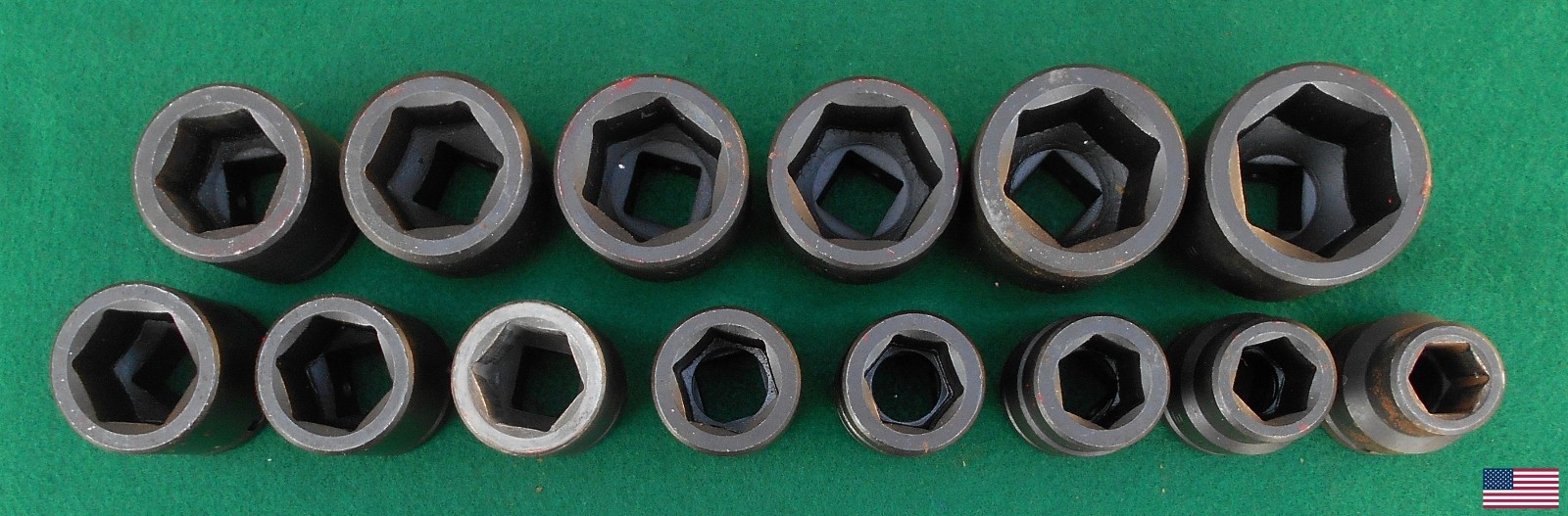 WRIGHT 14 pc 3/4″ drive SAE IMPACT Socket Wrench Set w/box * FREE SHIPPING! *