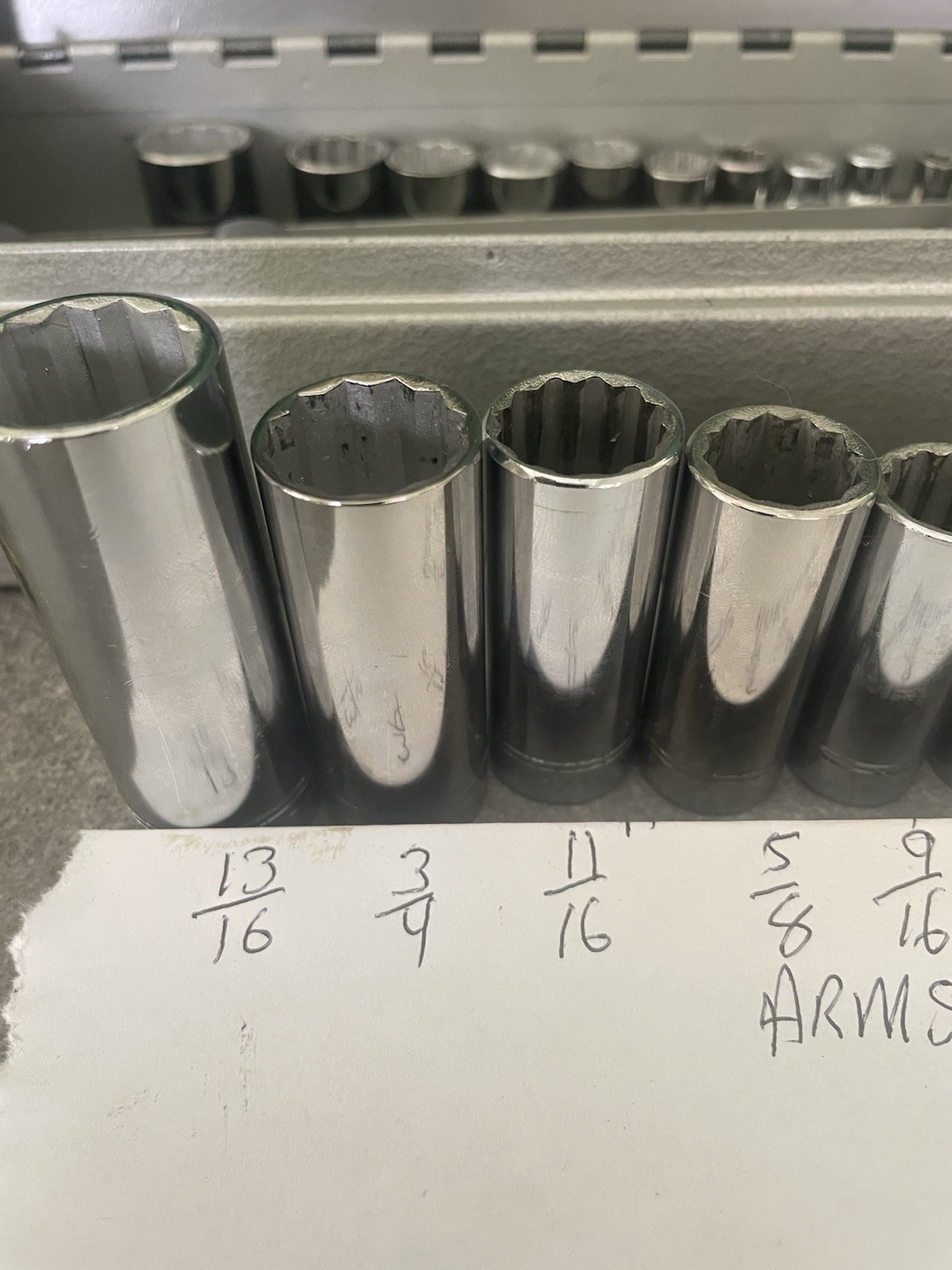 BlackHawk, Proto, Armstrong SAE & Metric Sockets 37 Pc. + Box Nice Tools