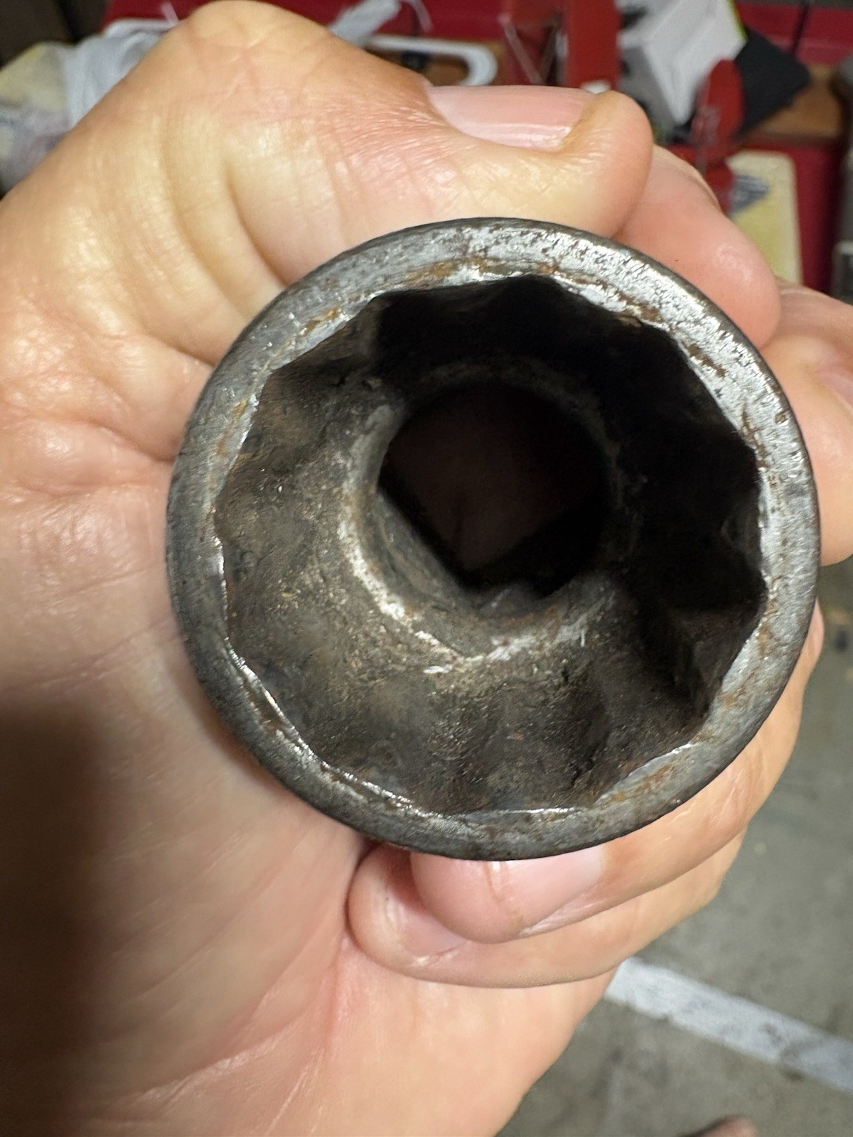 Snap-on 3/4″ Drive1-1/8″ 12PT SAE Socket LDH362, Used & Worn. (17)