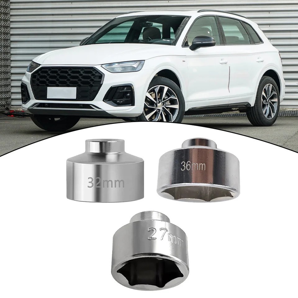36mm Oil Filter Socket Tool 3/8″Drive Cap Remover Low Profile Socket Wrench C2C6