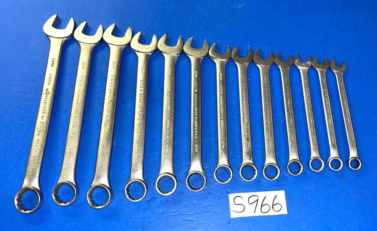 CHALLENGER BY PROTO TOOLS 13 PIECE METRIC COMBINATION WRENCH SET 12 POINT