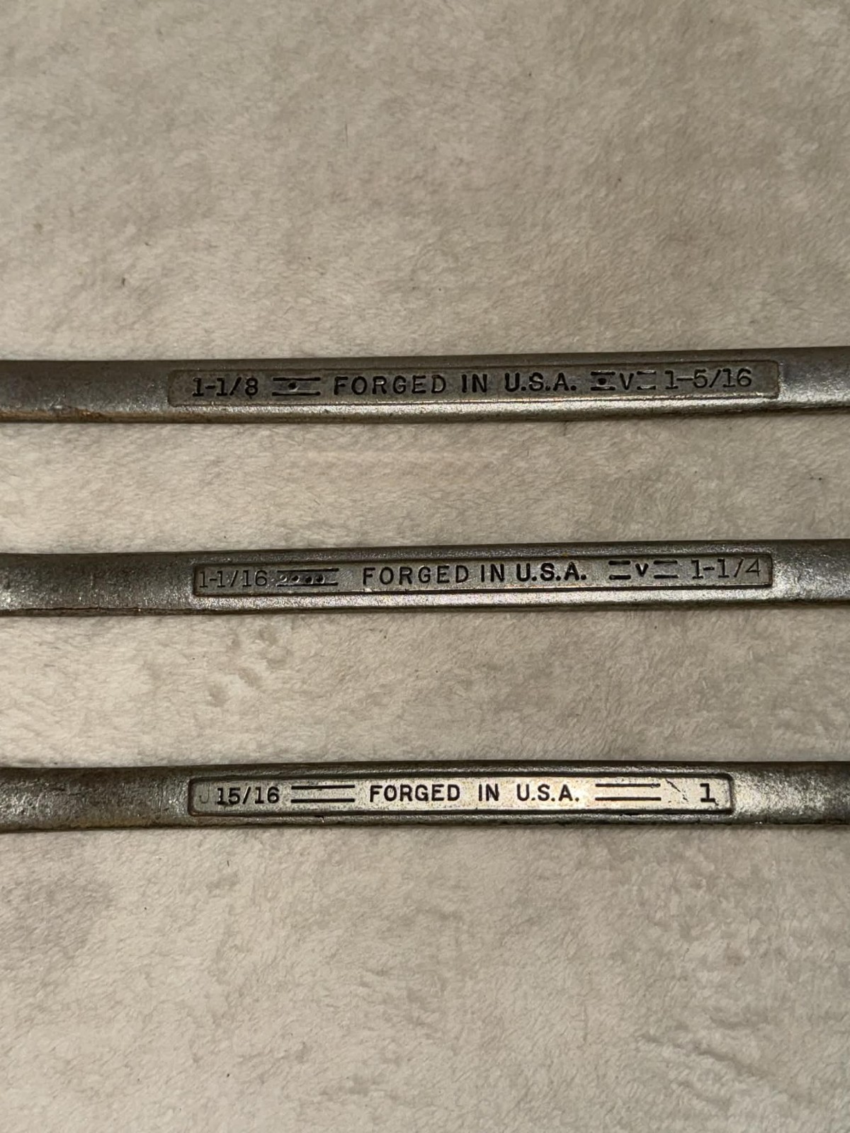 Vintage Craftsman 1-1/16″ x 1-1/4″ & 1-1/8″ x 1-5/16″ Offset Box End Wrench