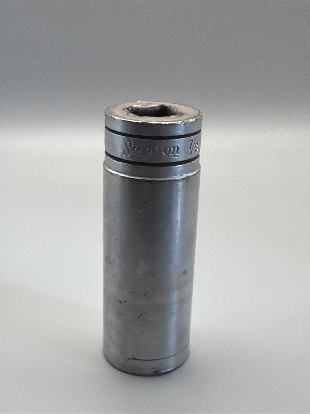 Vintage Snap-on TS-281 7/8″ Deep Socket 1/2″ Drive 6 pt SAE Chrome USA
