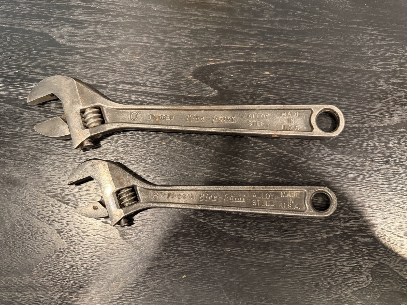 Blue Point 10’’ and 8’’ Adjustable Wrench’s