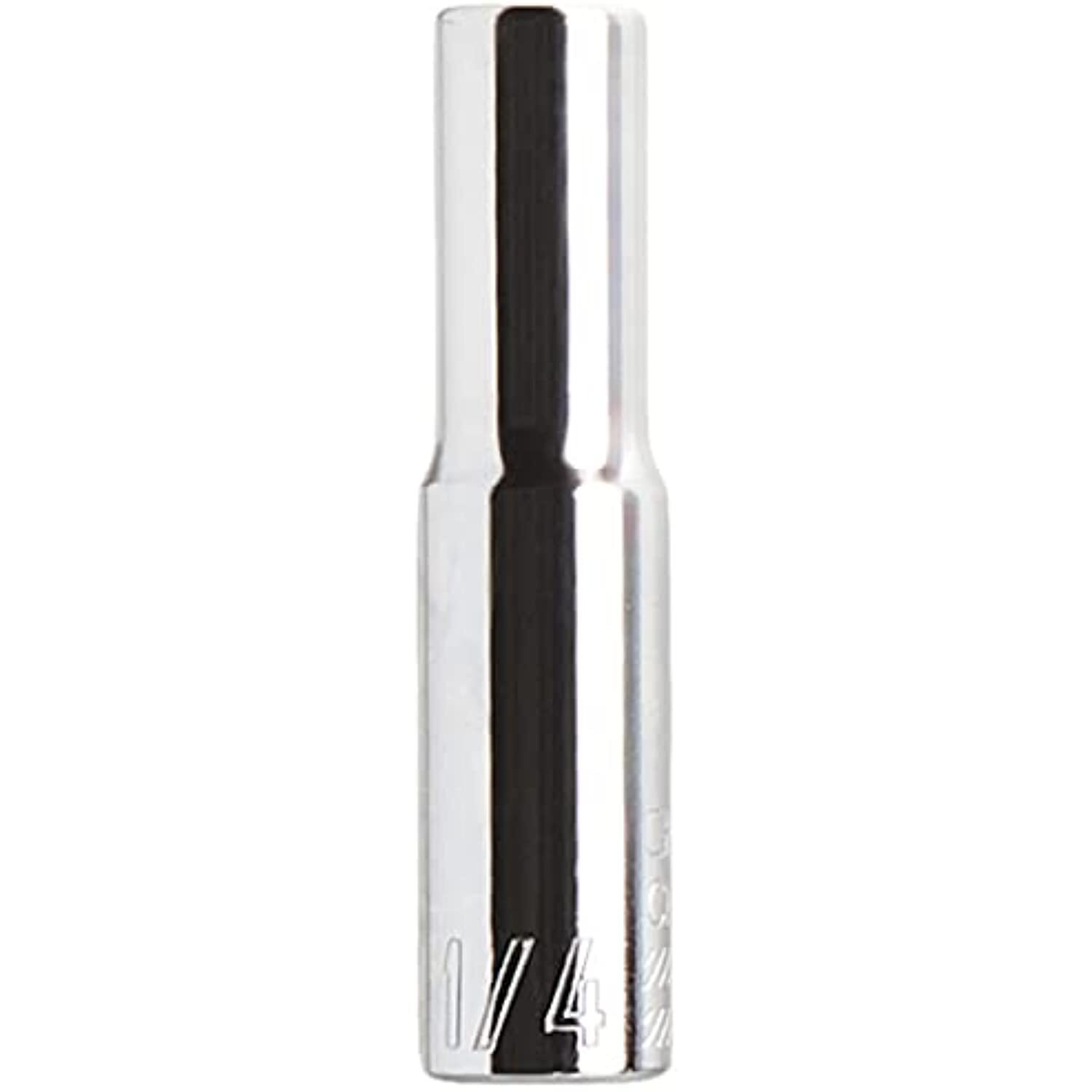 CRAFTSMAN Deep Socket, SAE, 1/4-Inch Drive, 1/4-Inch, 6-Point (CMMT43573)