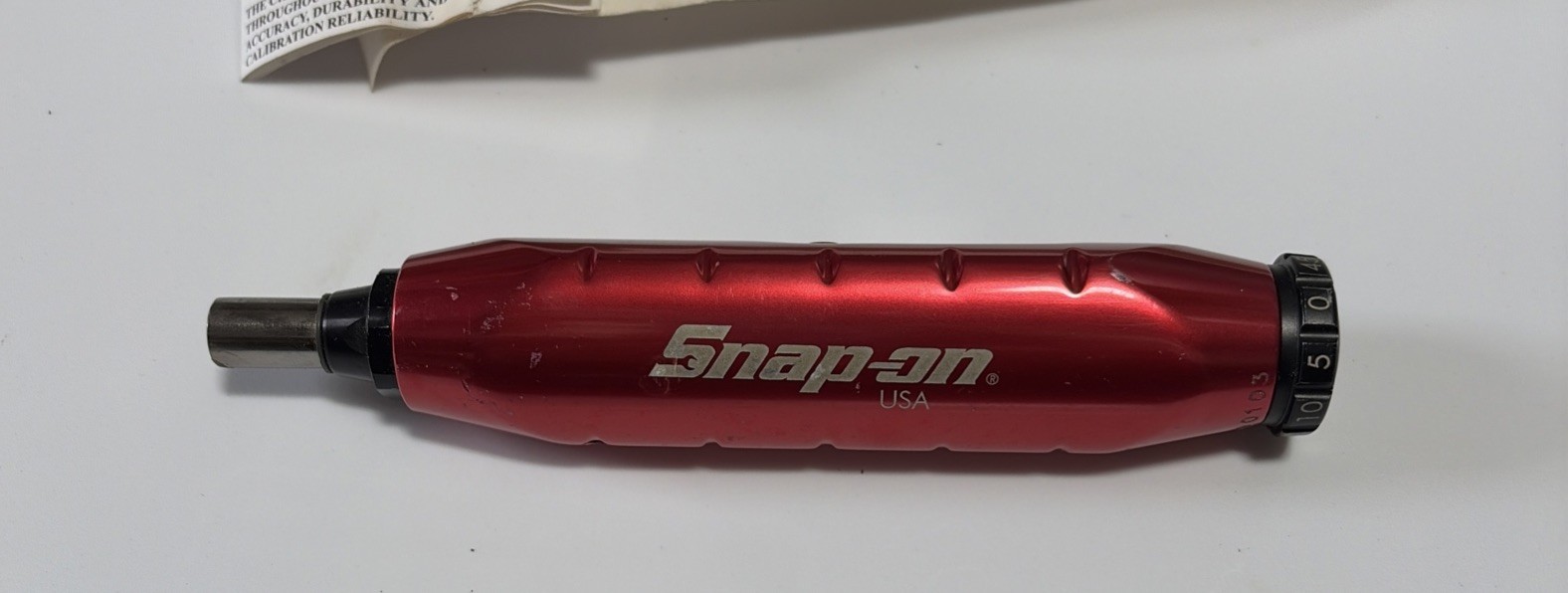Snap On USA QDRIVER 4NM