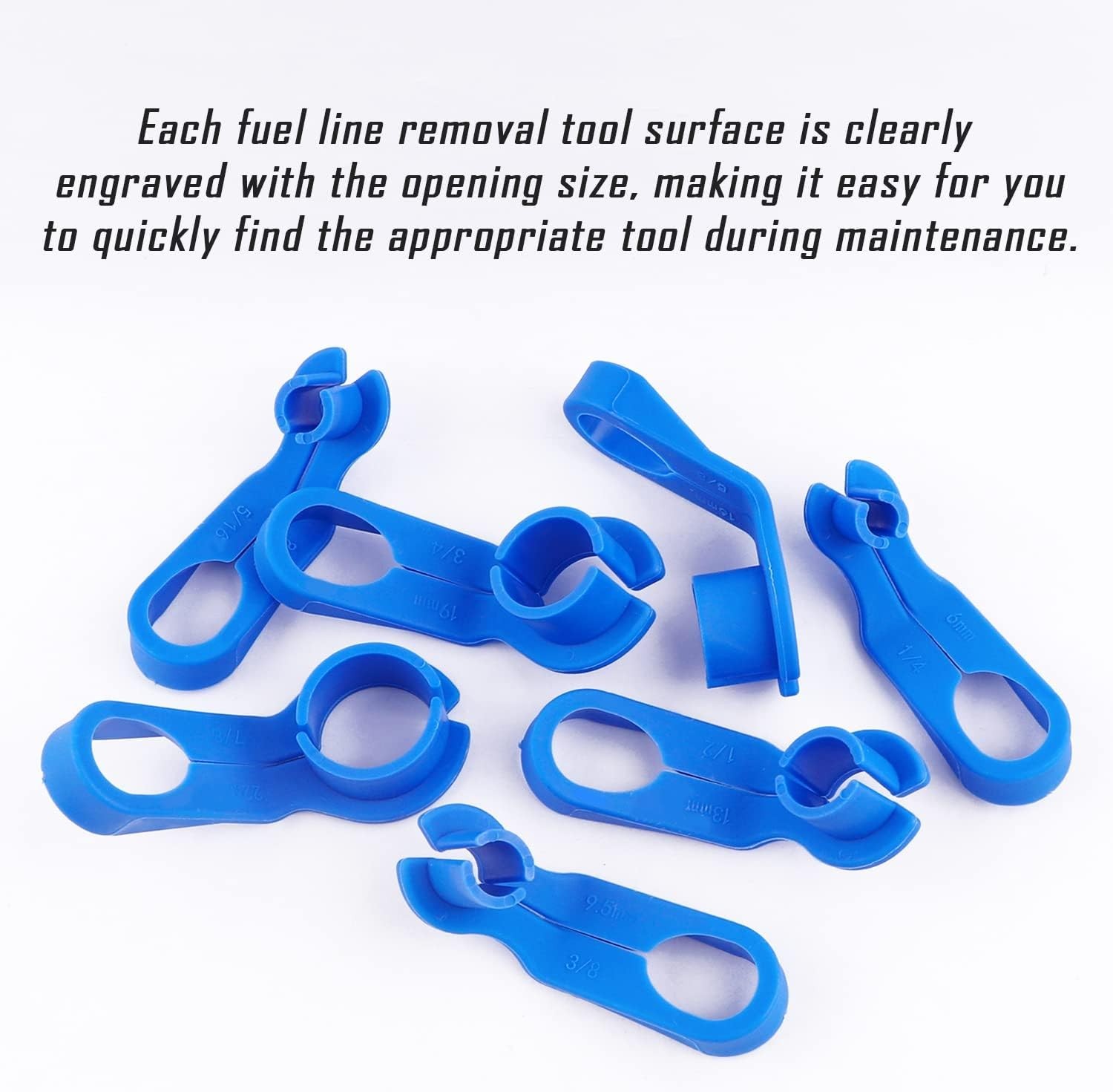 Durable Fuel Line Removal Tool Kit Compatible with Ford, GM, Chrysler & More