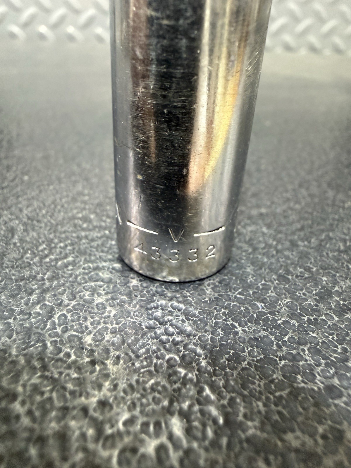 Vtg 1/2″ Craftsman V-Series P/N 43332 – 3/8″ Drive 6-Point Deep Socket USA Made