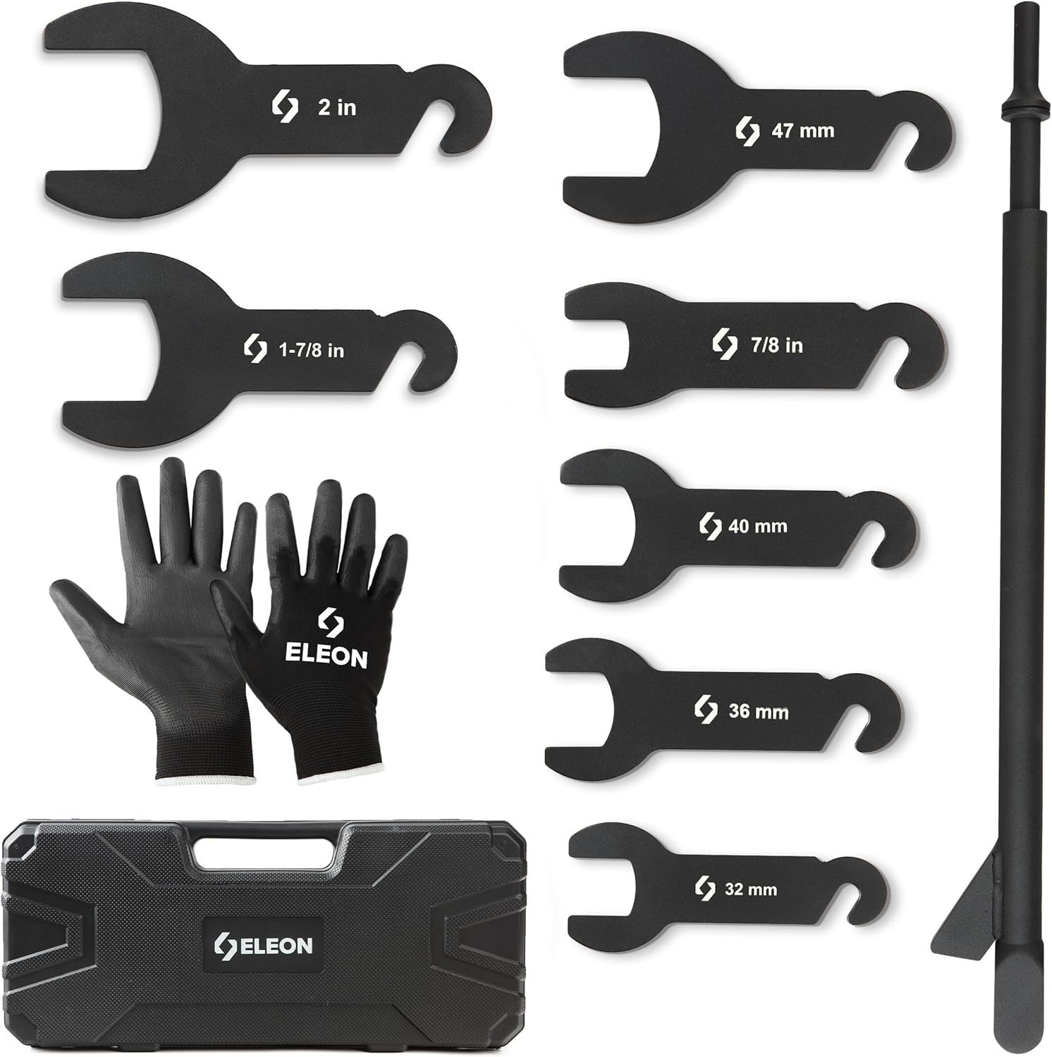 Pneumatic Fan Clutch Wrench Set Removal Tool Kit 43300 for Ford/GM/Chrysler/Jeep