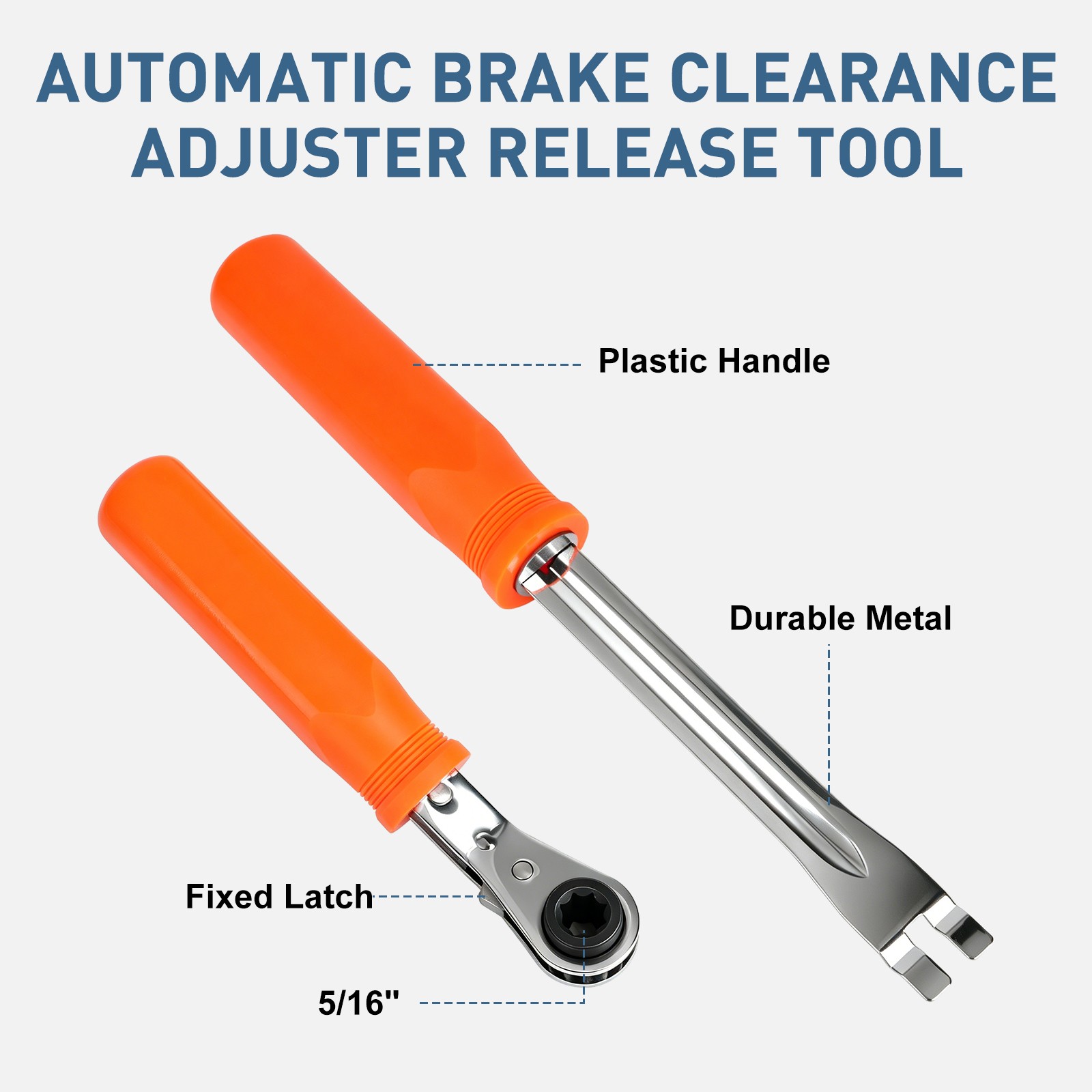 Automatic Slack Adjuster Release Hand Tool Set Adjust 5/16″ Ratchet Wrench Brake