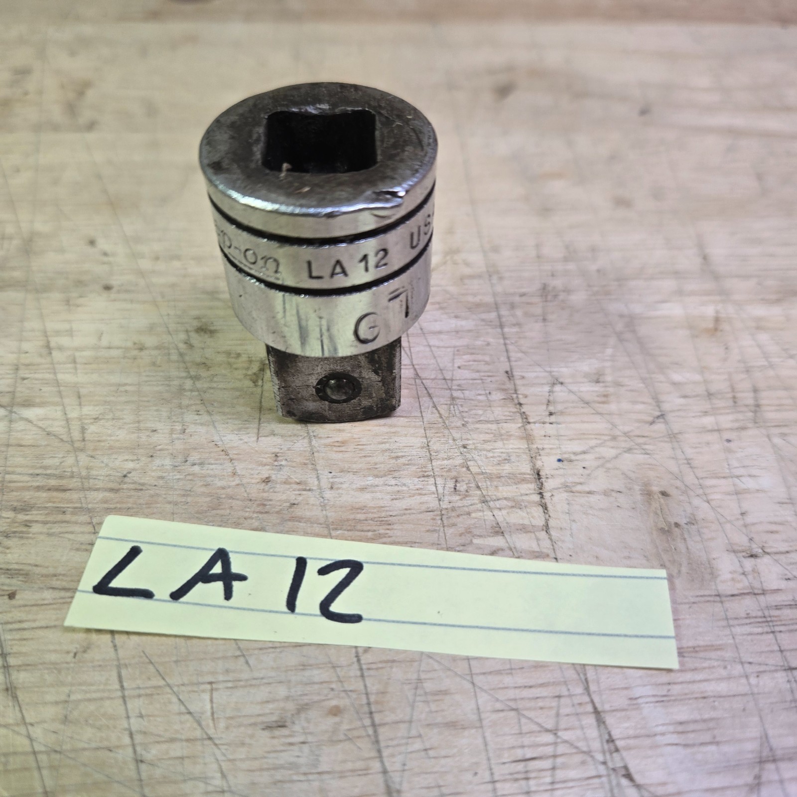 Snap-On LA12 1/2″ Female to 3/4″ Male Drive Socket Adapter Vintage