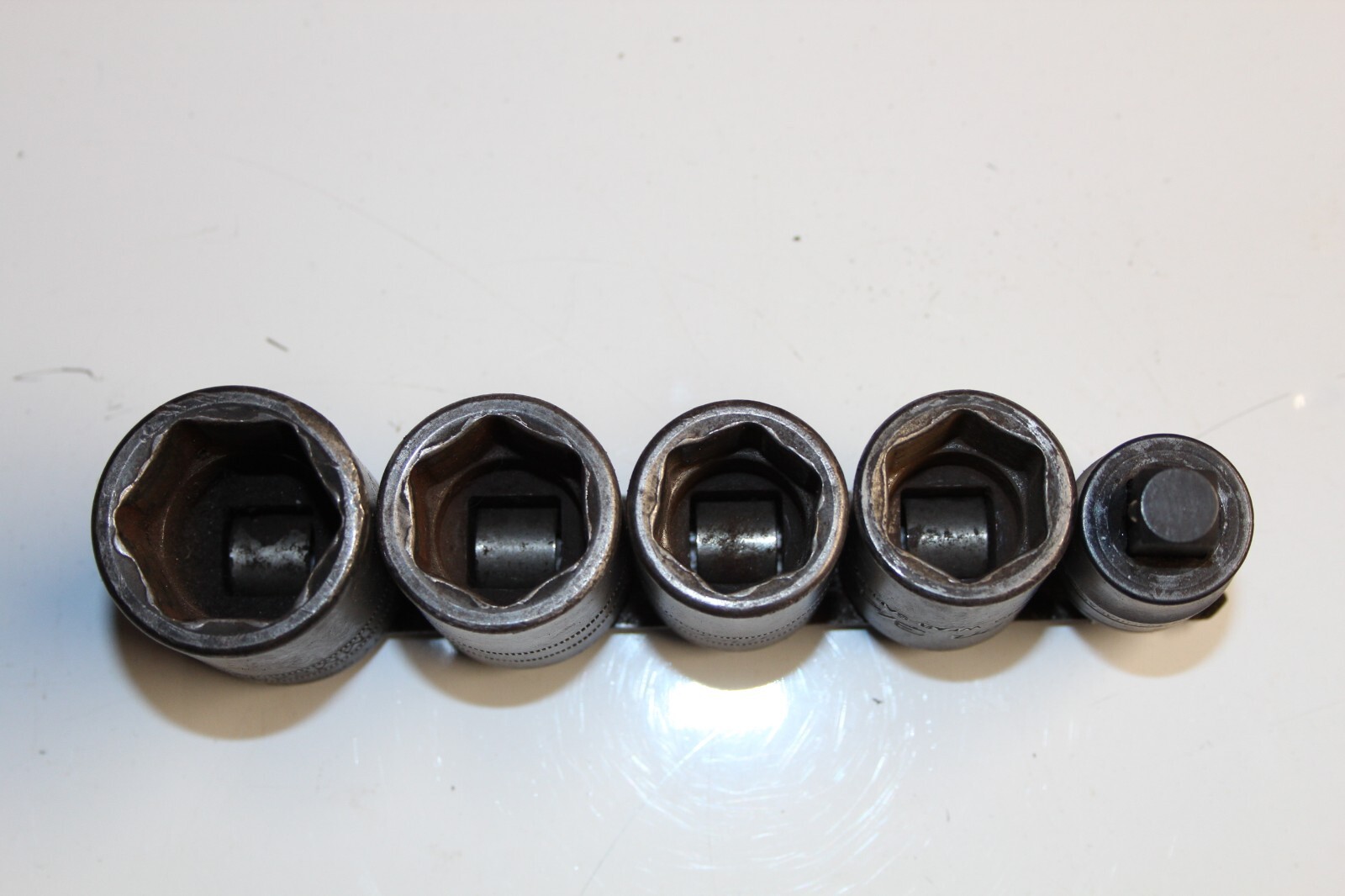 Snap-On Tools 1/2″ DRIVE METRIC / SAE IMPACT SOCKET & ADAPTOR LOT 5pcs USA
