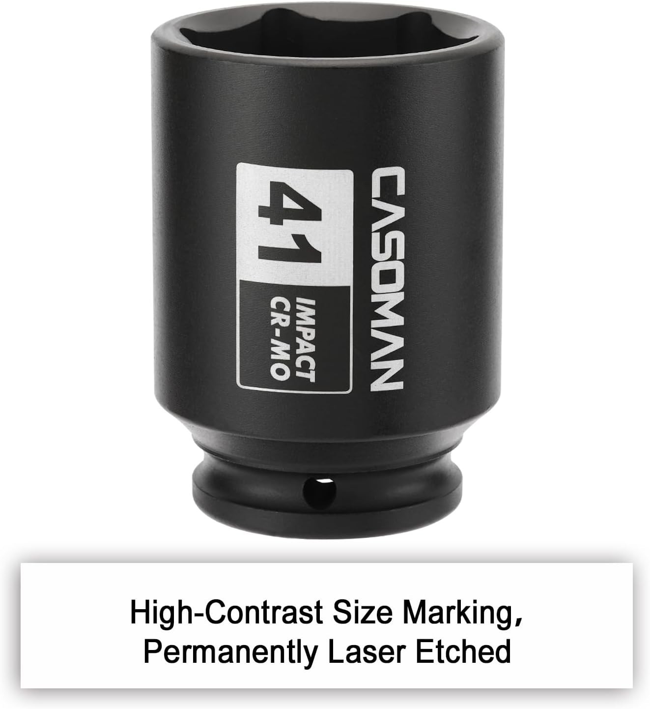 Chrome Molybdenum 1/2″ Drive Deep Impact Socket for Easy Axle Nut Installation