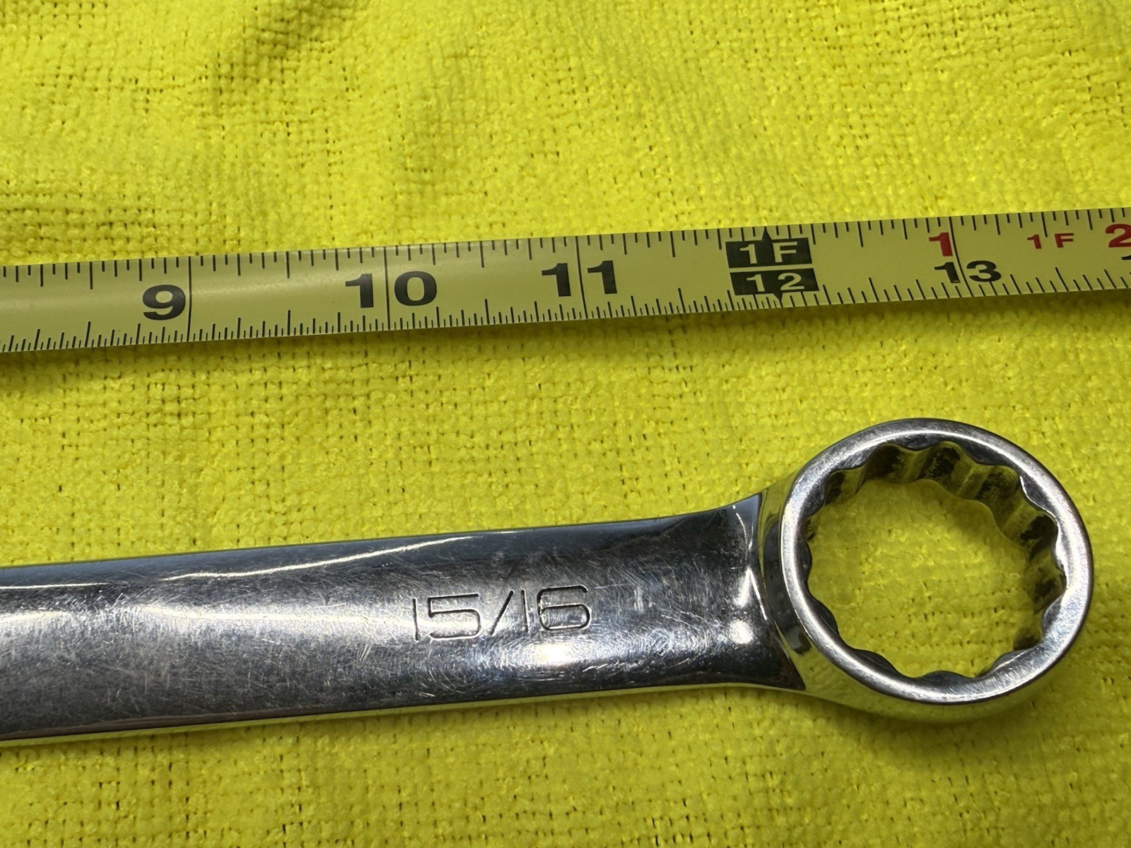 SNAP ON TOOLS NO. OEX30B SAE 15/16″ FLANK DRIVE 12-PT COMBINATION WRENCH