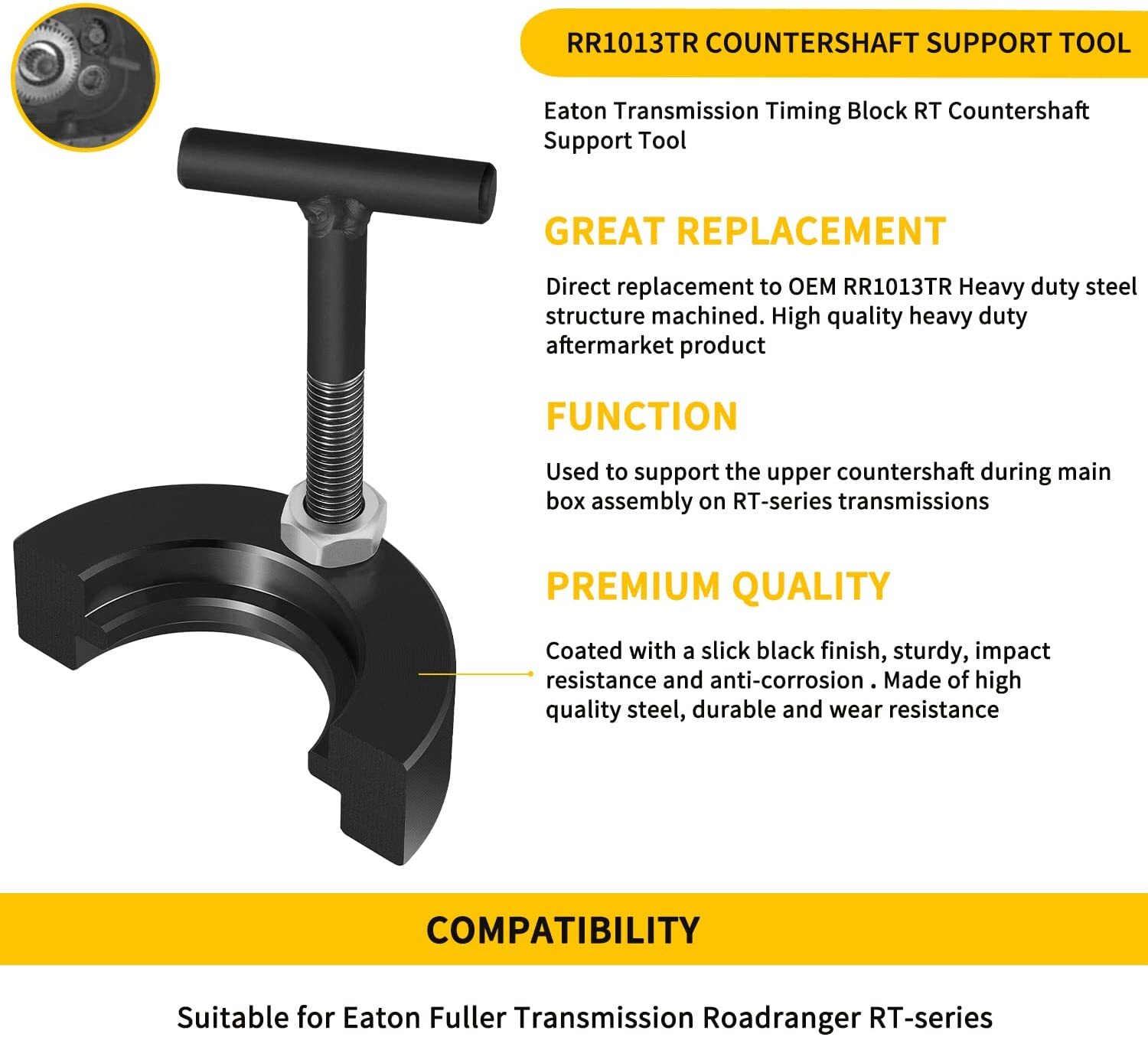 for Eaton Countershaft Support Tool RR1013TR & Front Bearings Remover RR1014TR