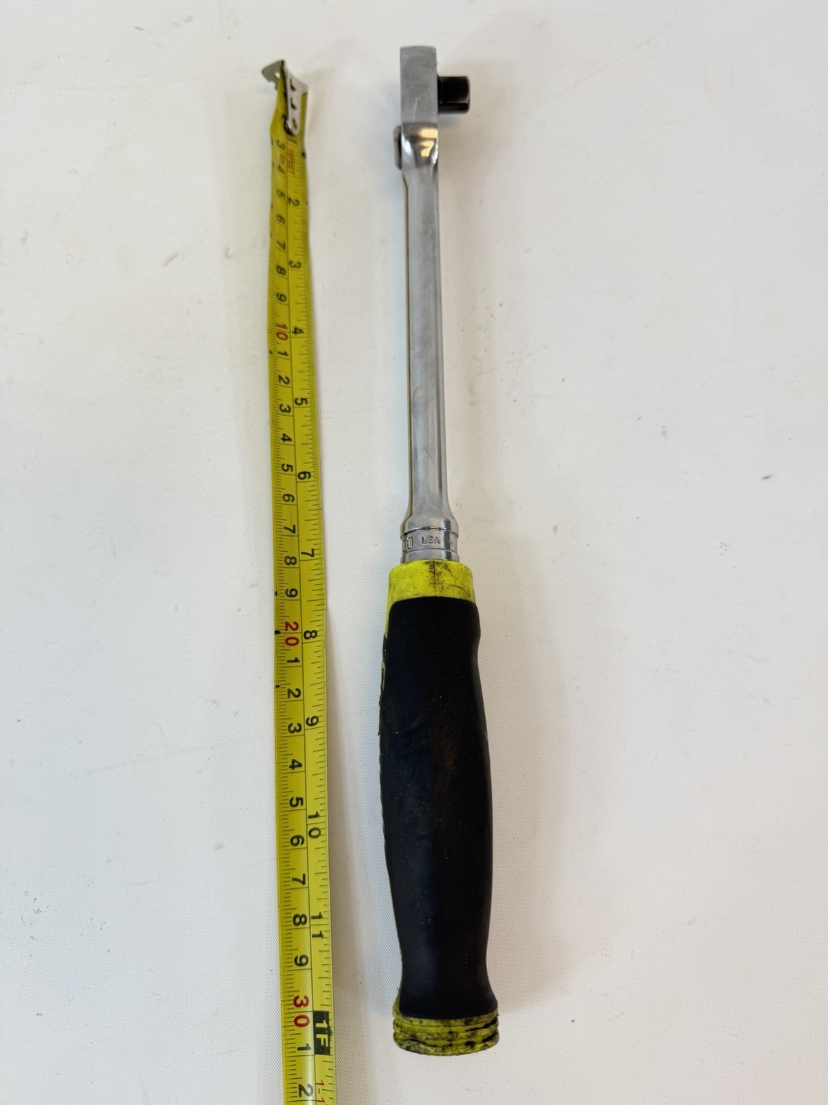 Snap on FHLD100 3/8″ Drive CYNERGY Hard Grip Long Fixed Ratchet – FAST SHIPPING