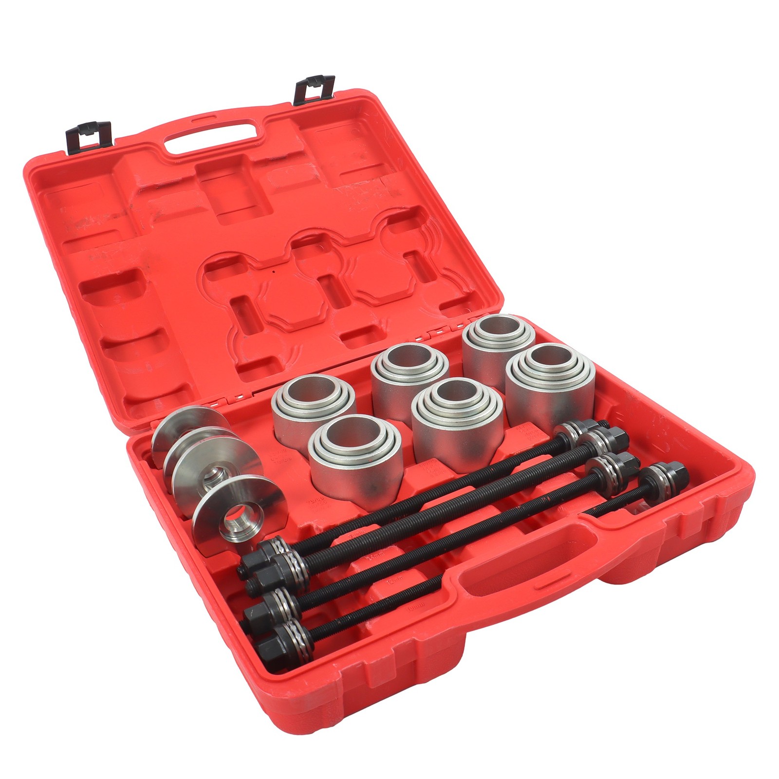 Press Pull Sleeve Kit 28Pc Remove Bearings Bushes Seals Garage Tool