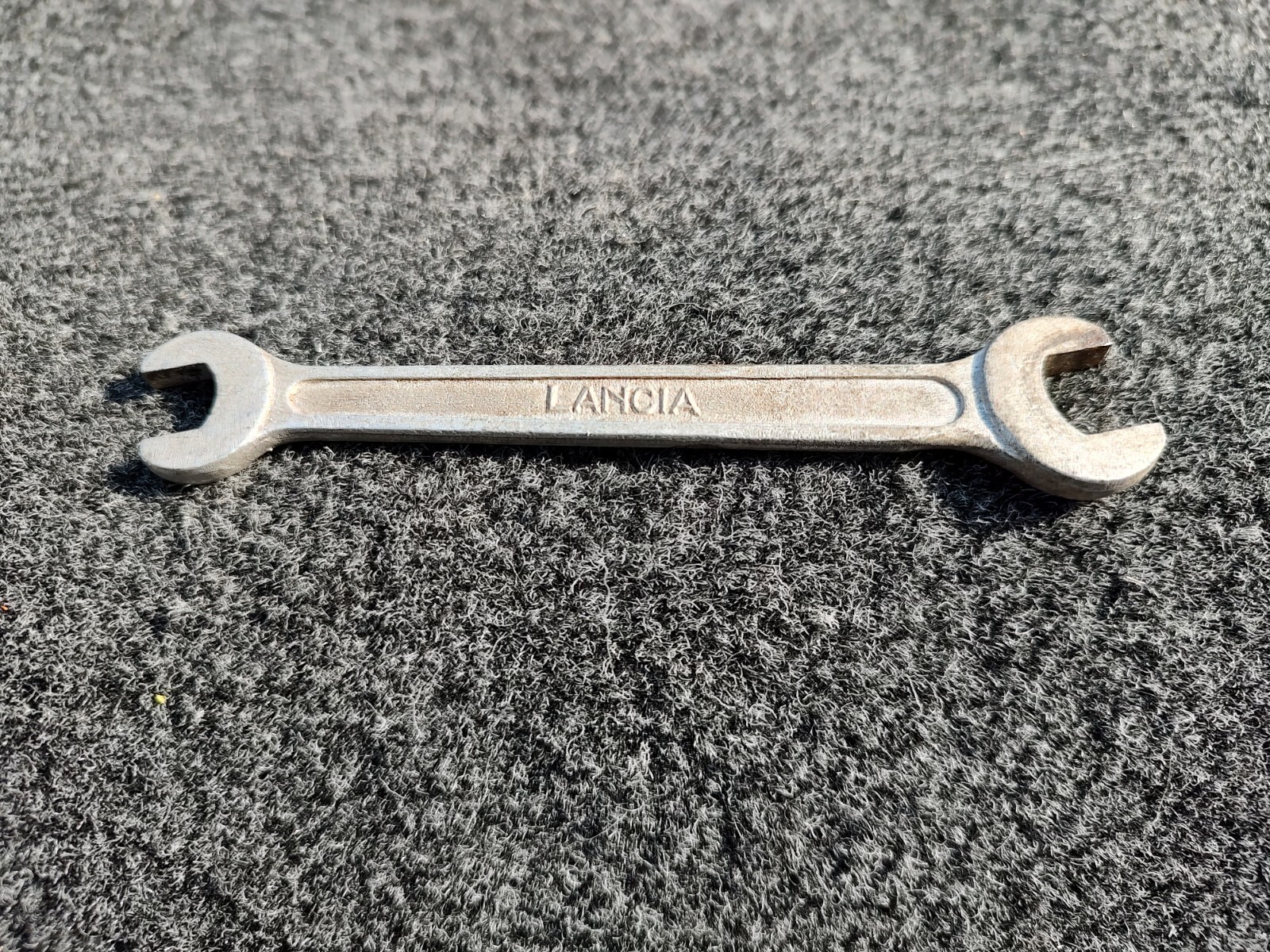 Vintage Lancia Spanner 9 mm x 11 mm Wrench Chiave Italy tool kit roll 2186271