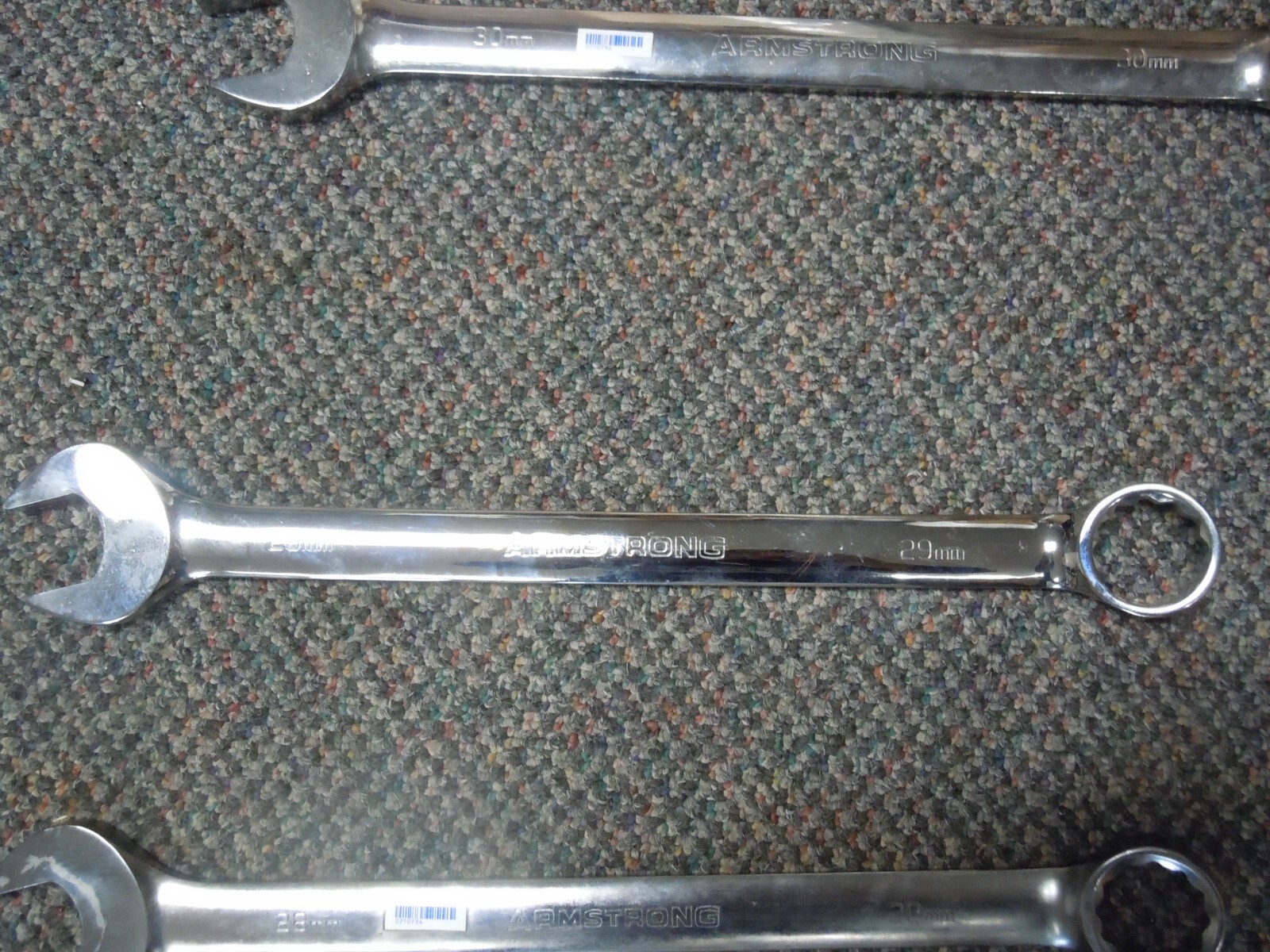 ARMSTRONG 12-POINT LONG COMBINATION WRENCH choose sz. 20mm through 50mm