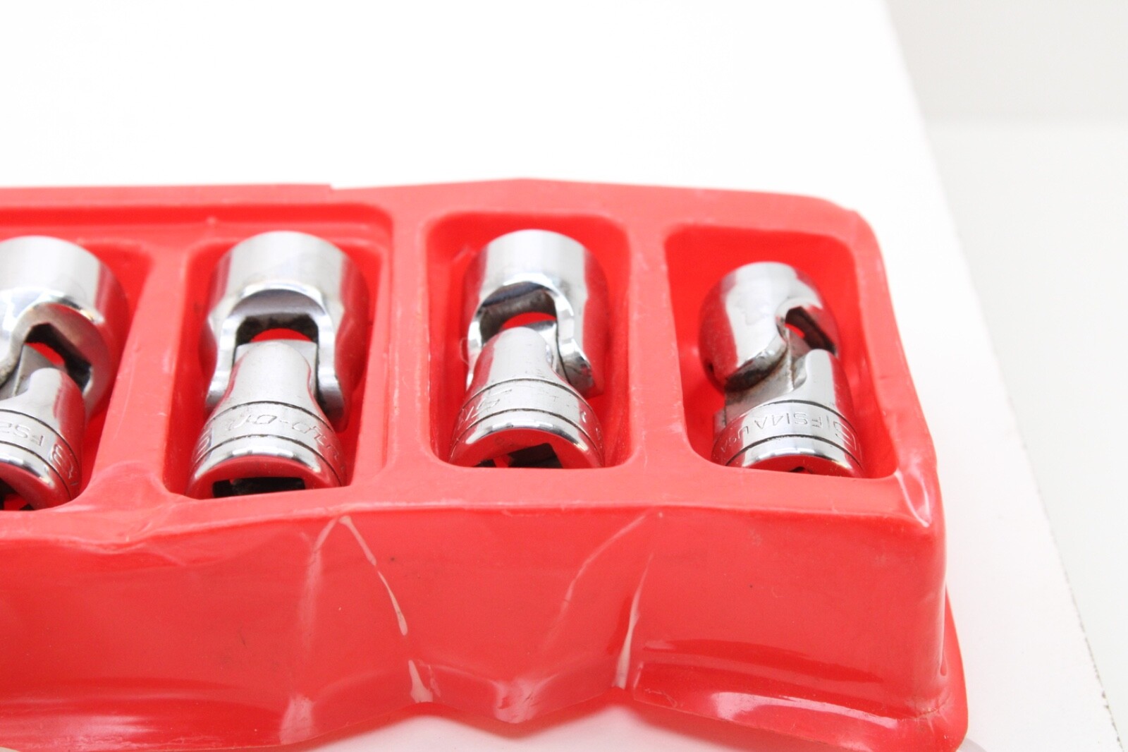 Snap-on FS24-FS14A 3/4″-7/16″ 3/8″ Drive 6 Point SAE ChromeSwivel Socket Set USA