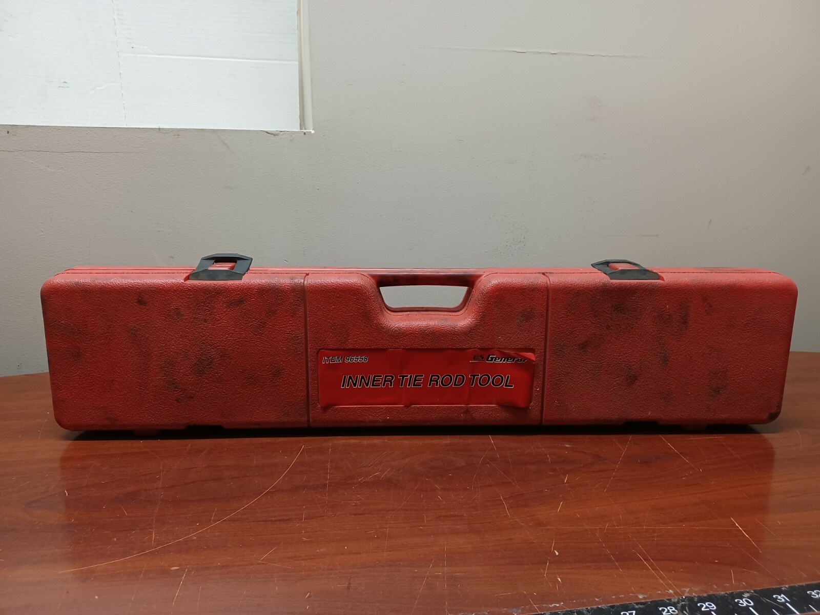 U.S. General Inner Tie Rod Tool, Model 96558, in Red Hard Case, c-x