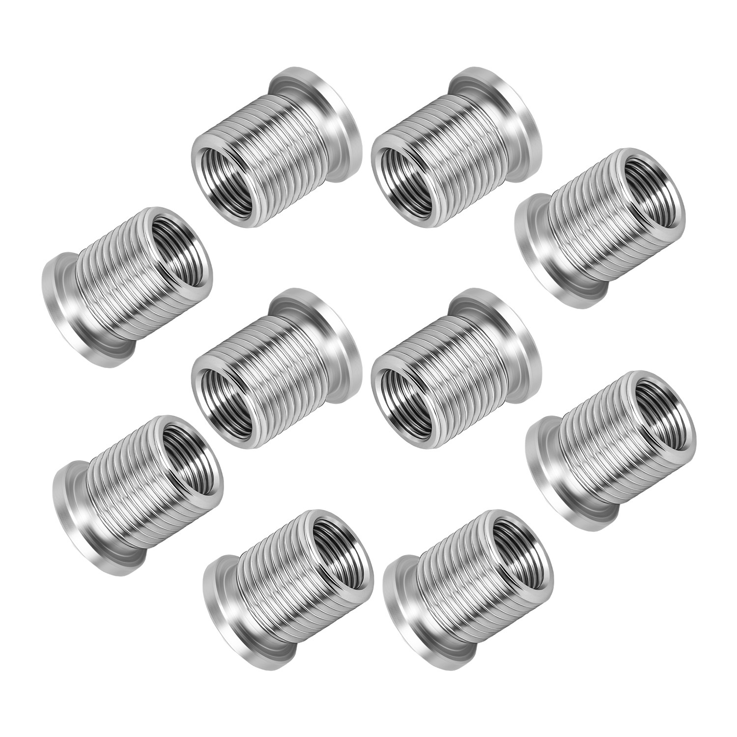 14mm 10x Spark Plug Port Insert for Ford 4. 6L 5. 4L 6. 8 V-10 Triton 389-100