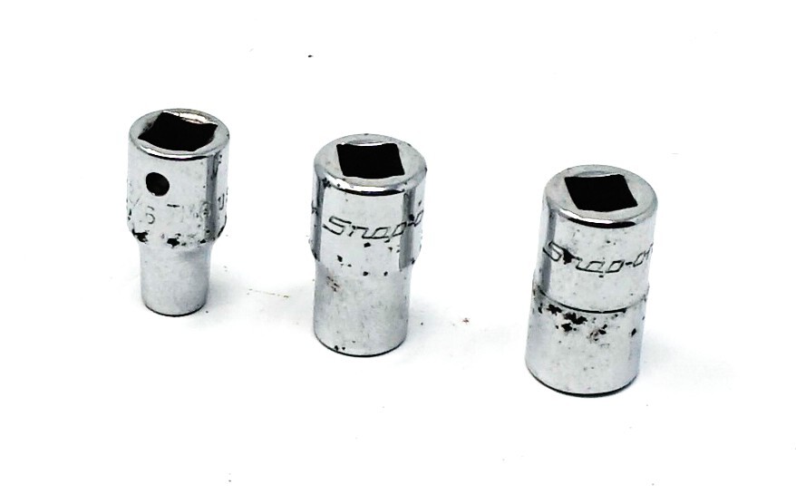 Snap-On USA [TM6, TM9, TM11] 3/16″/9/32″/11/32″ Sockets 1/4″-Drive, 6-Point