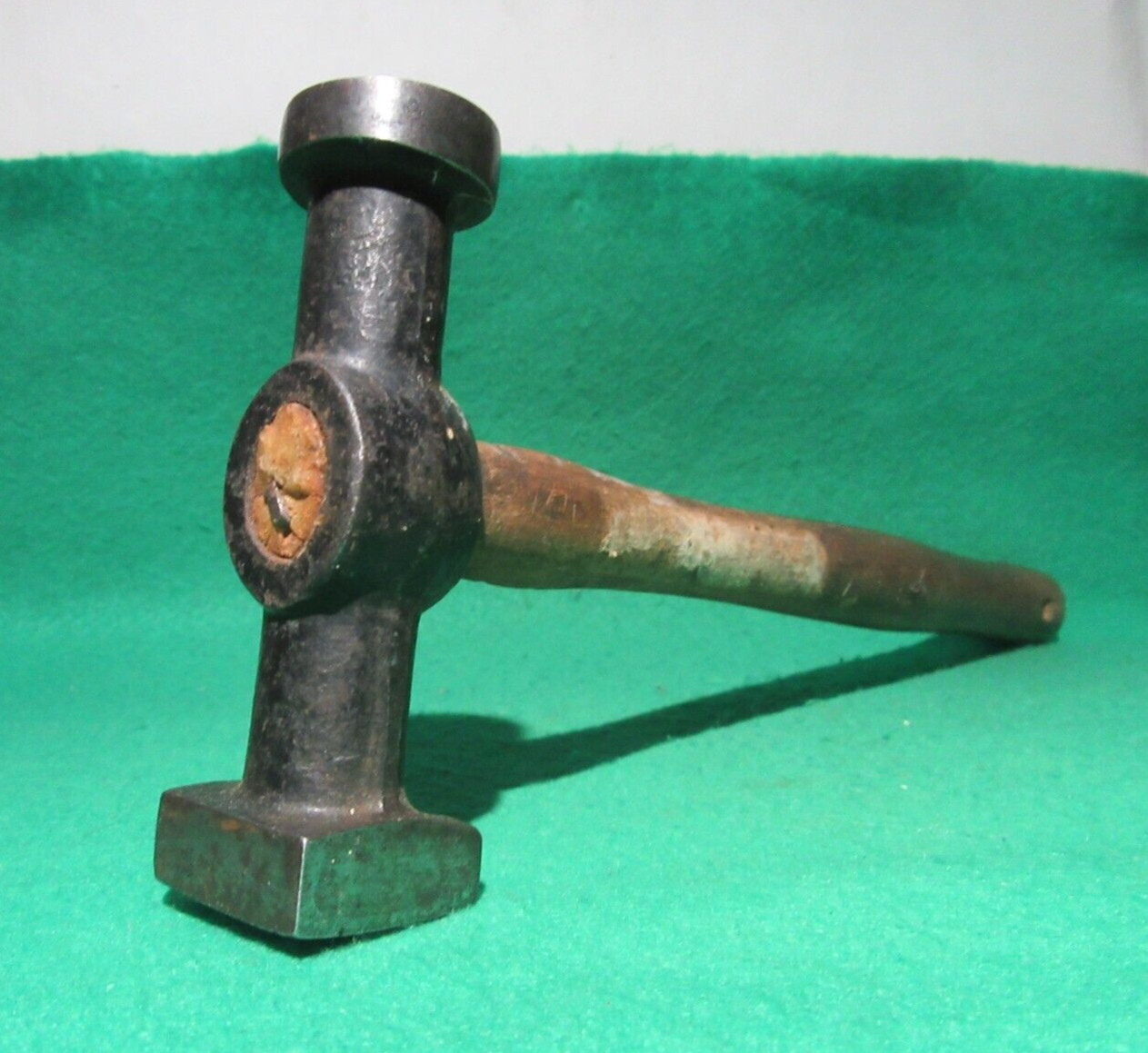 Vintage Auto Body Sheet Metal Dinging Bumping Hammer Tool 15 Oz