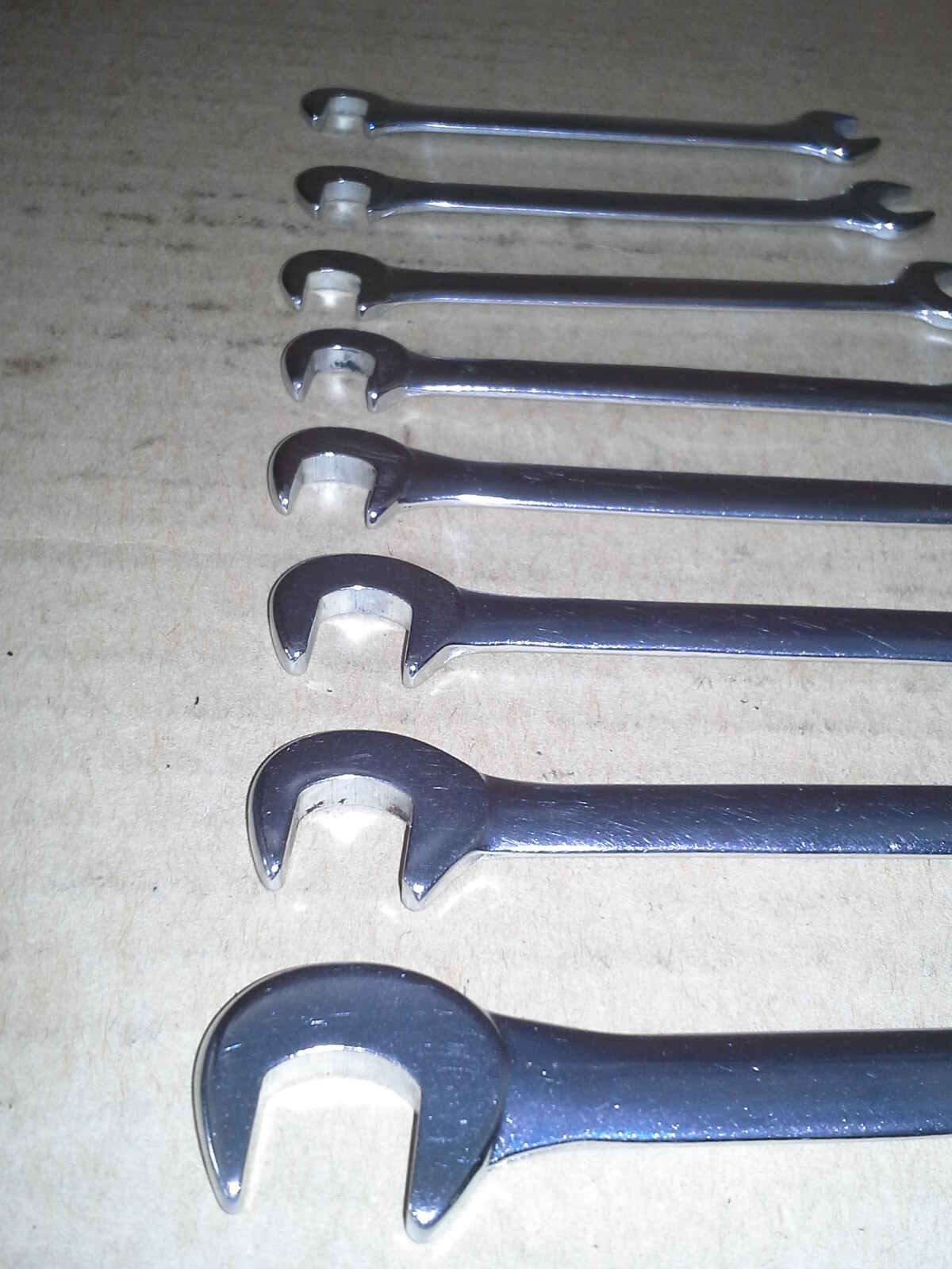 Sears Craftsman 9_4306 Sears Super-tuff 8 Piece Open End Ignition Wrench Set USA